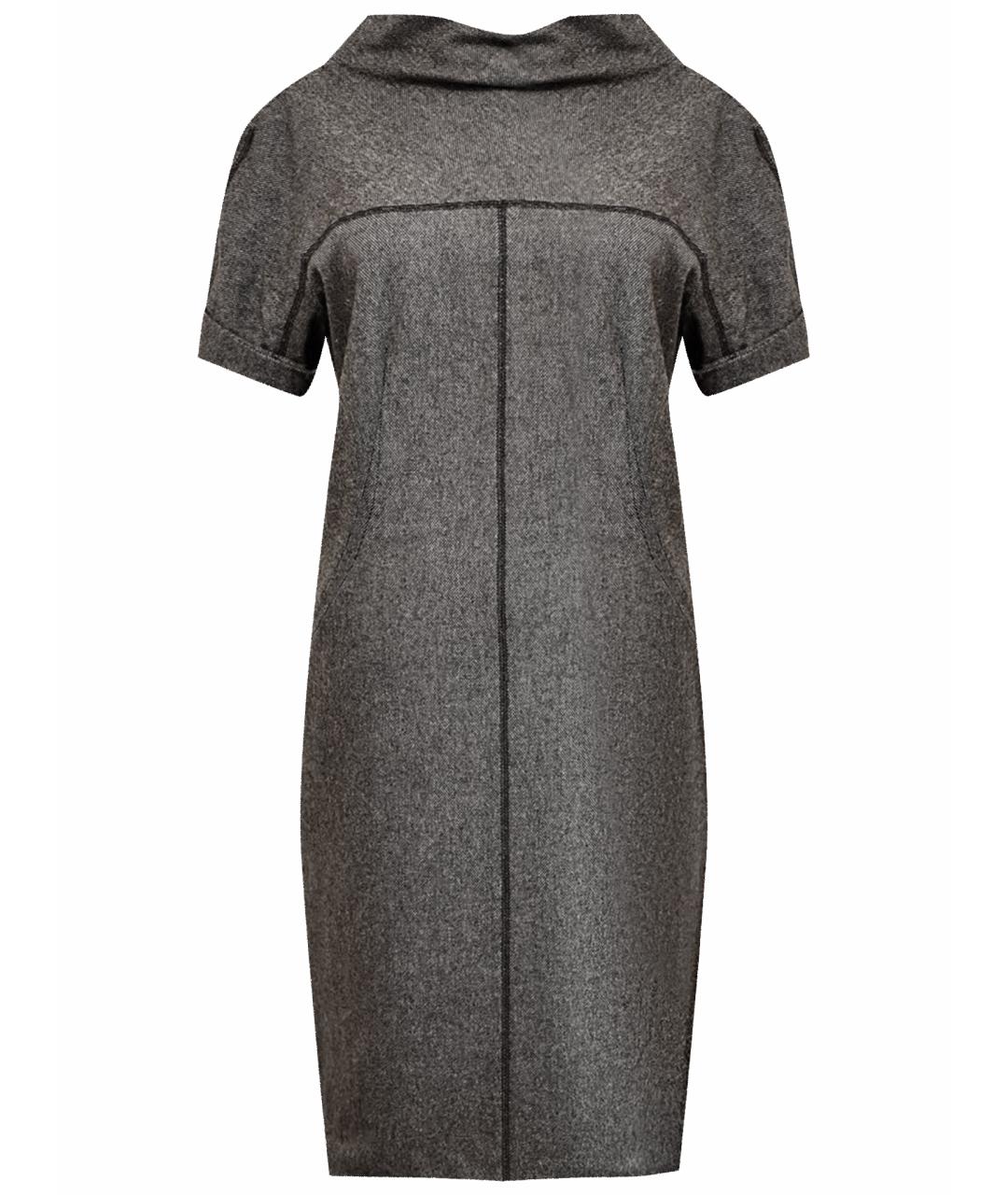 LOUIS VUITTON Коричневое шерстяное повседневное платье, фото 1