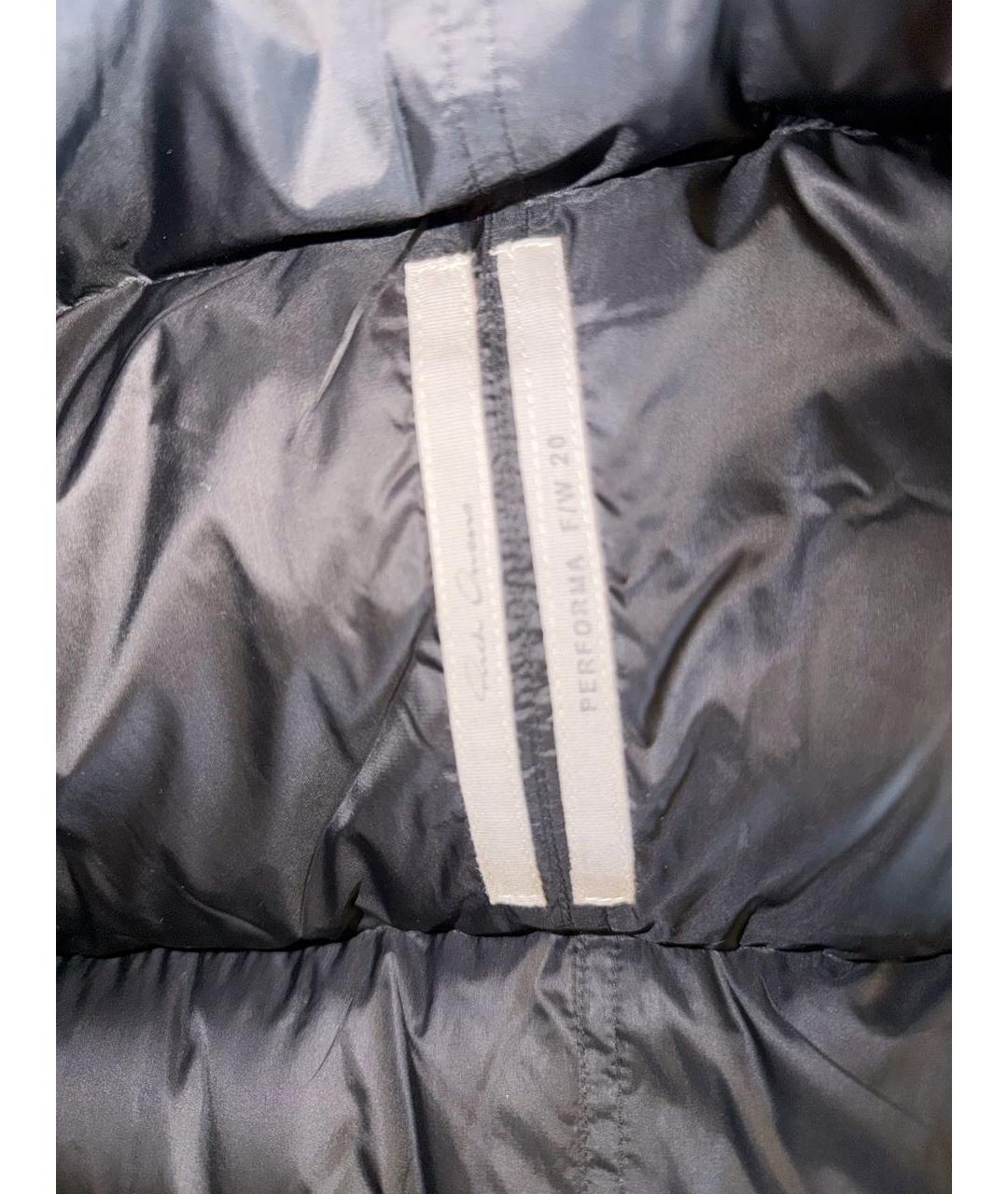 RICK OWENS Черная полиамидовая куртка, фото 3