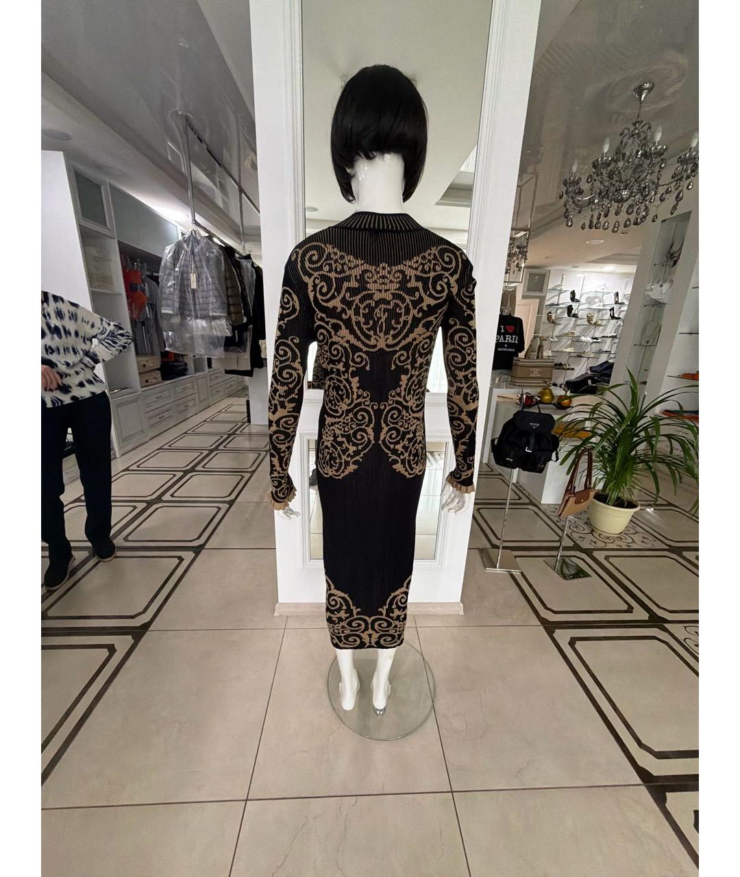 FENDI Коричневое вискозное повседневное платье, фото 2