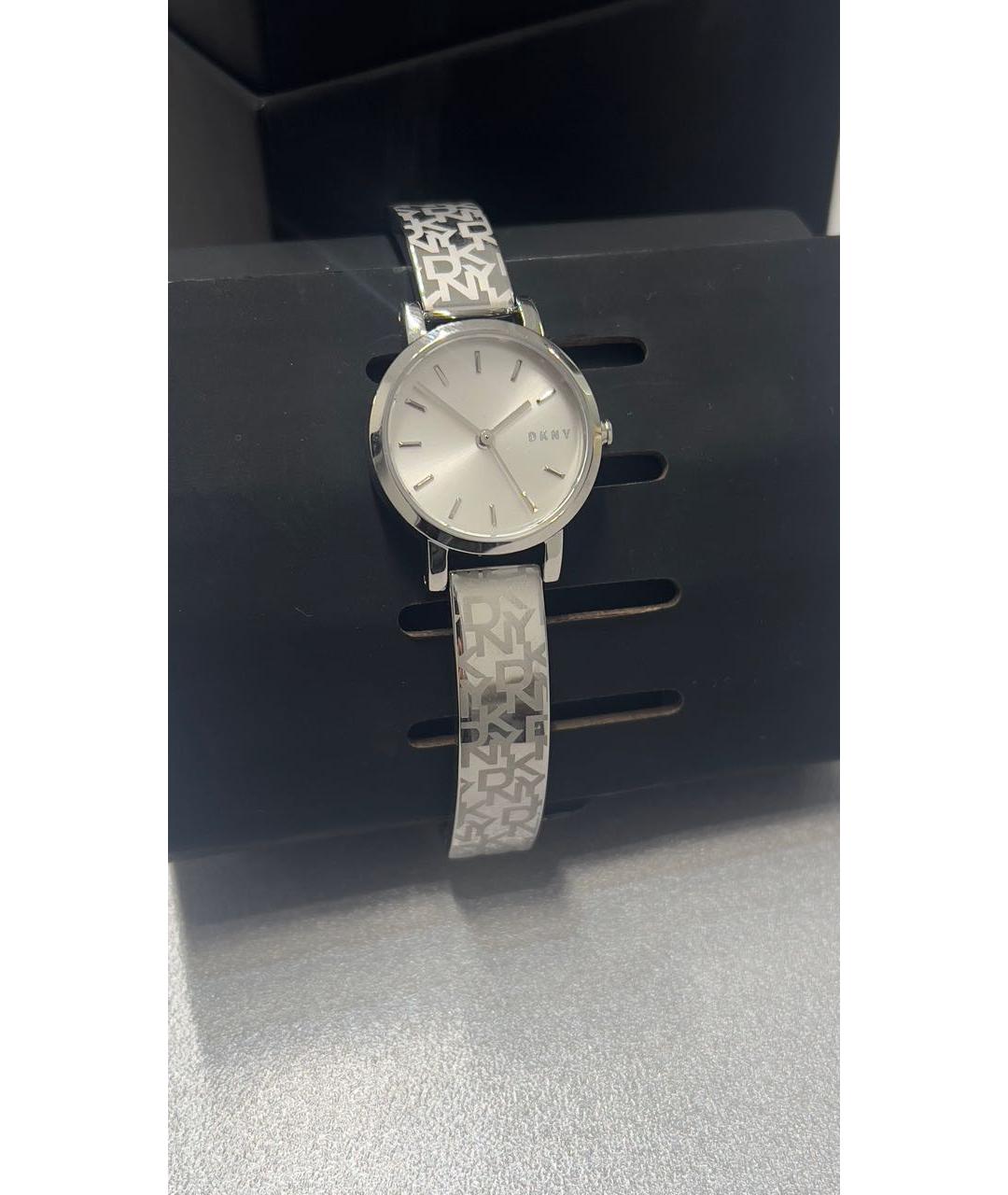 DKNY Серебряные металлические часы, фото 6
