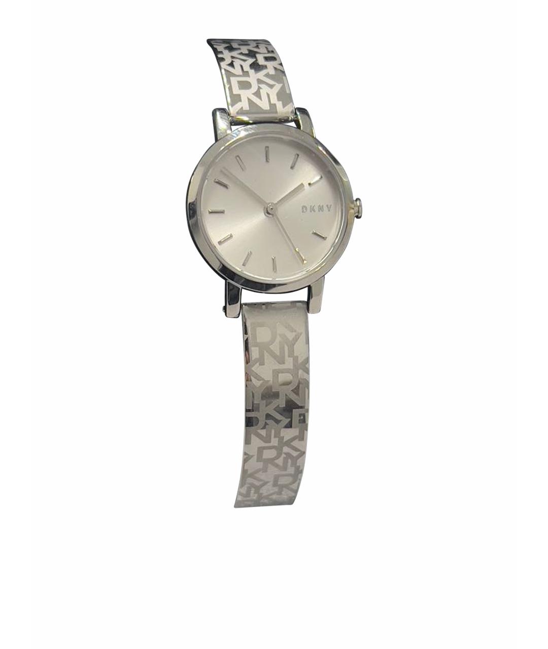 DKNY Серебряные металлические часы, фото 1