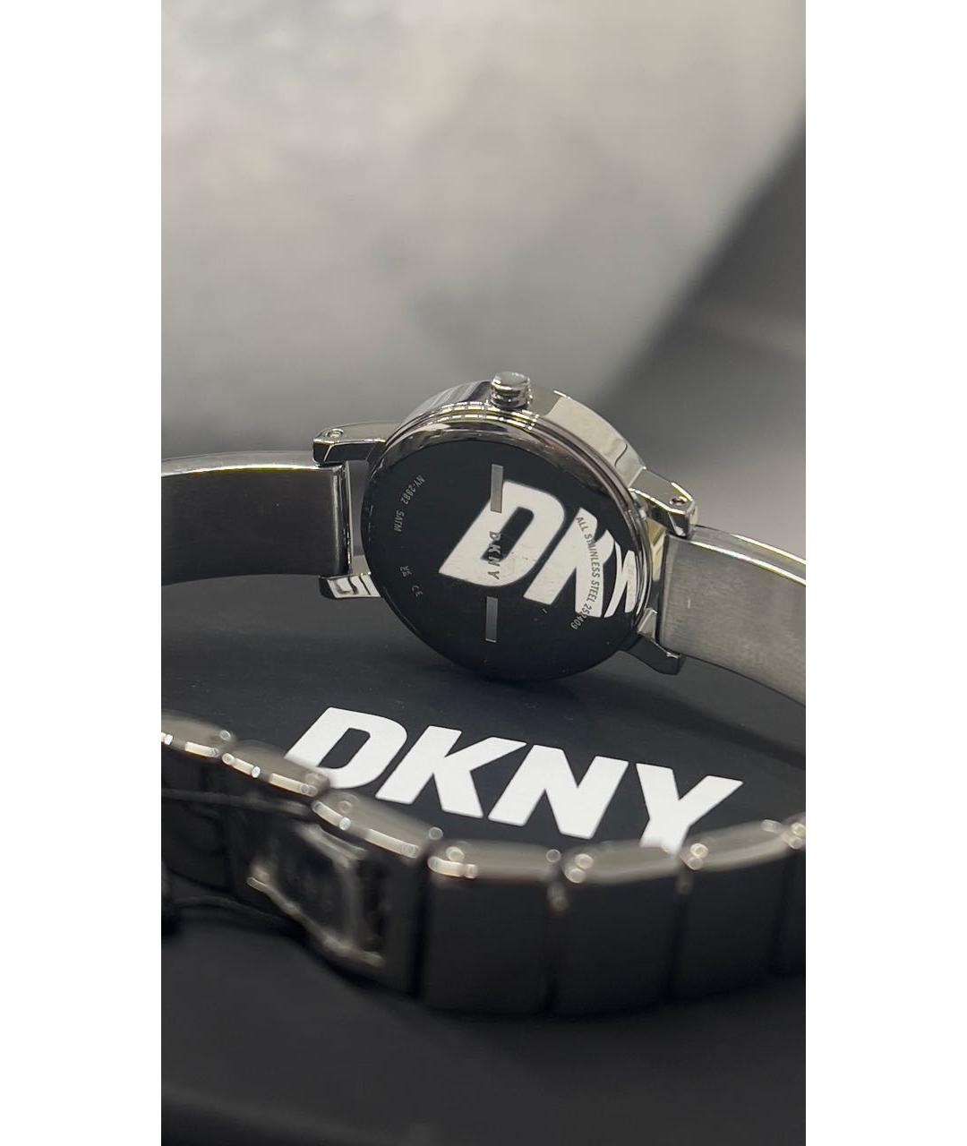 DKNY Серебряные металлические часы, фото 3