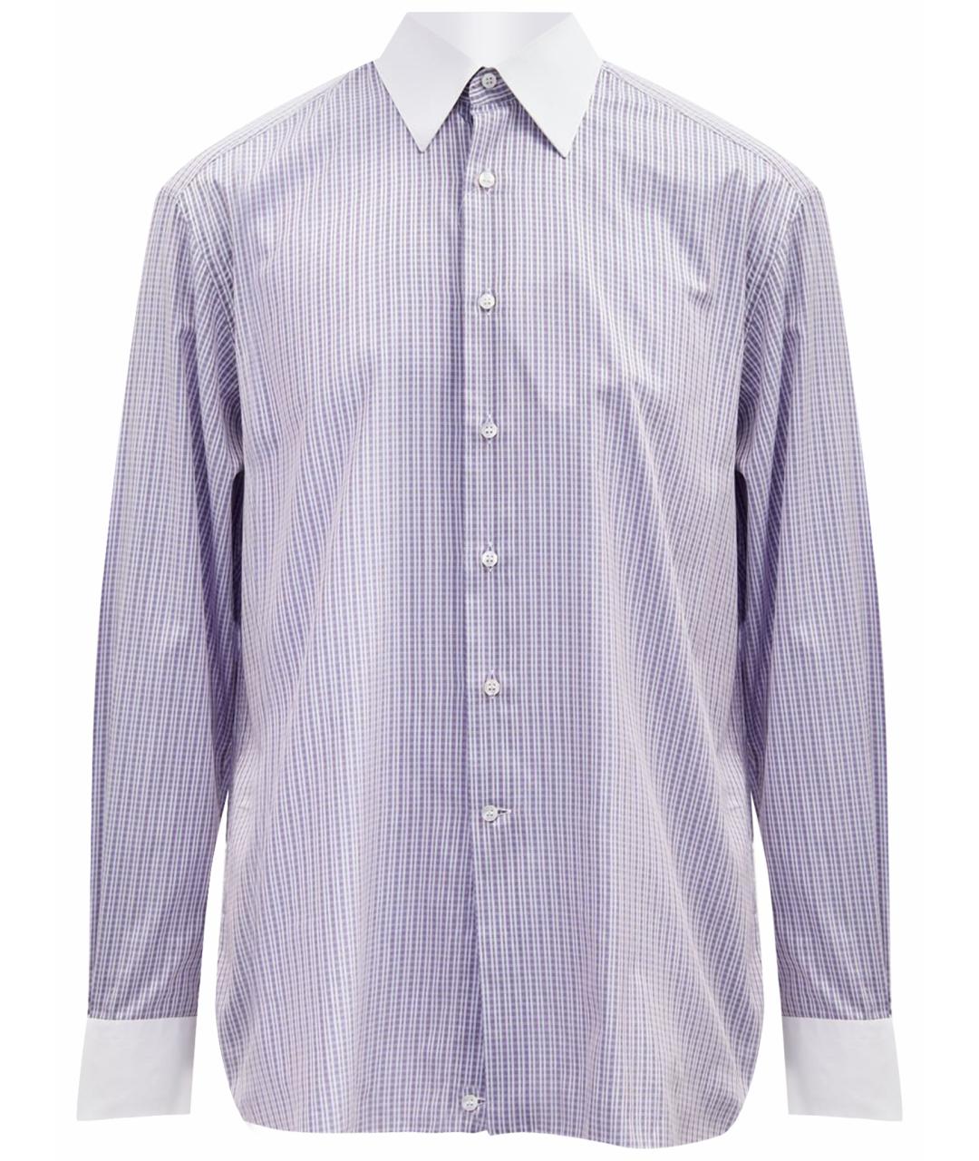 STEFANO RICCI Фиолетовая хлопковая классическая рубашка, фото 1