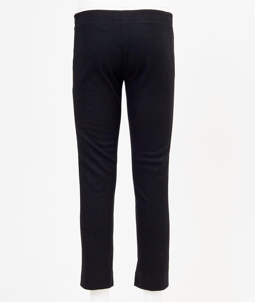 FENDI Черные шерстяные брюки узкие, фото 2