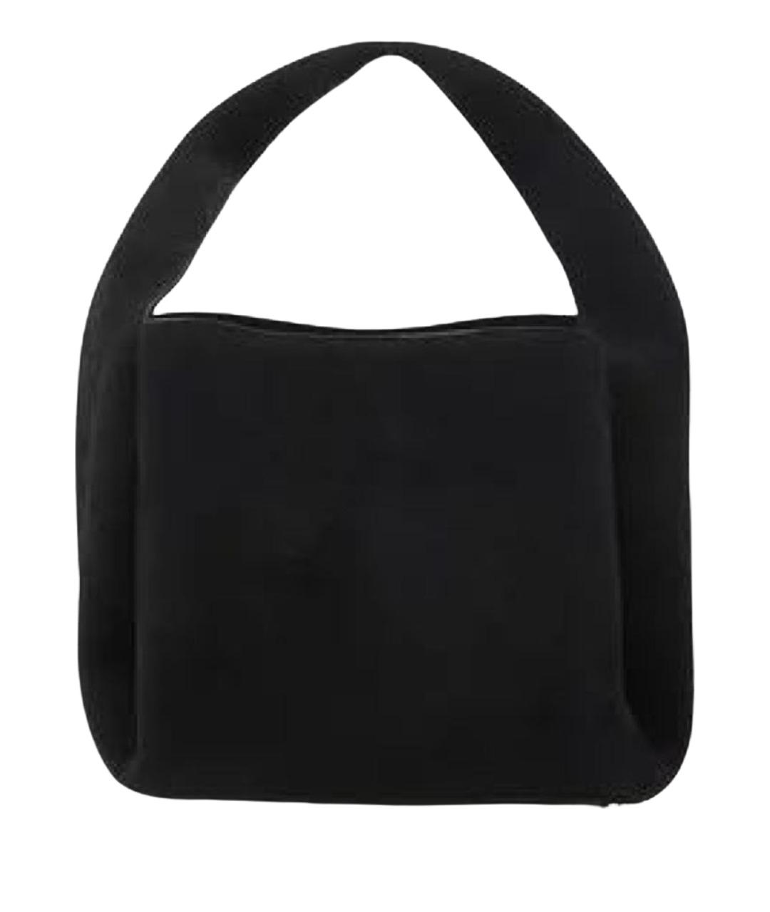 TOTEME Черная замшевая сумка через плечо, фото 1