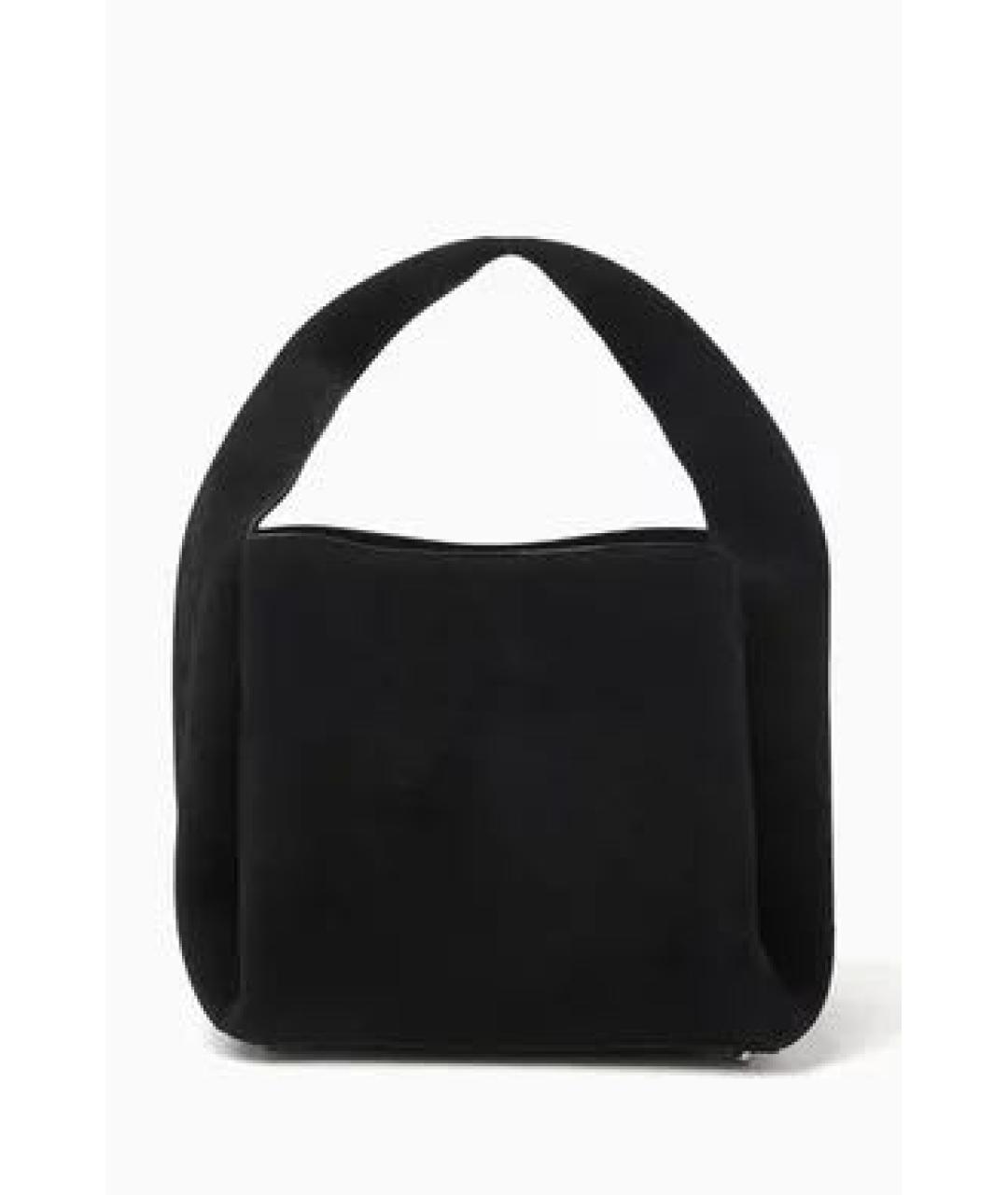 TOTEME Черная замшевая сумка через плечо, фото 8