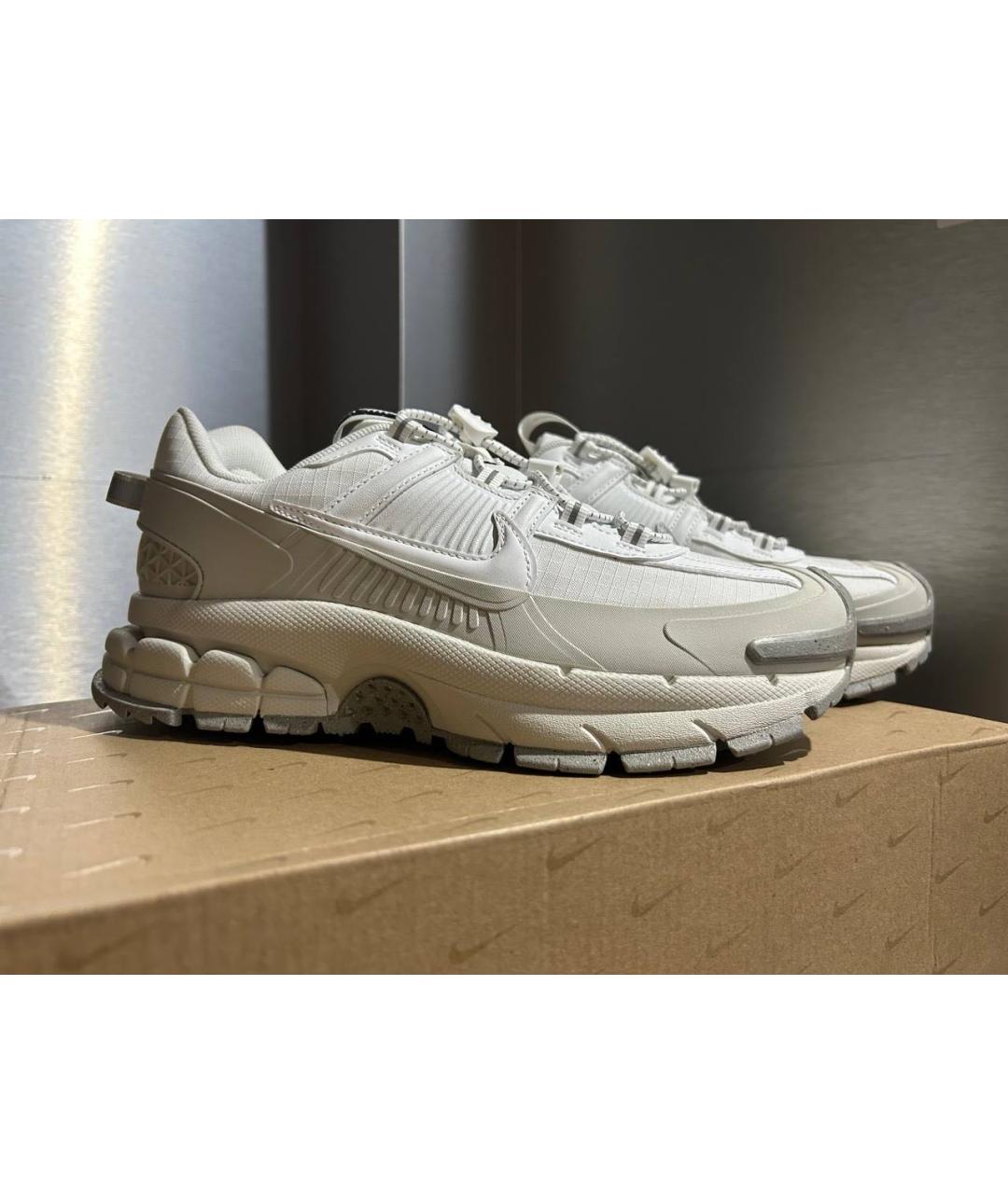 NIKE Белые текстильные кроссовки, фото 4