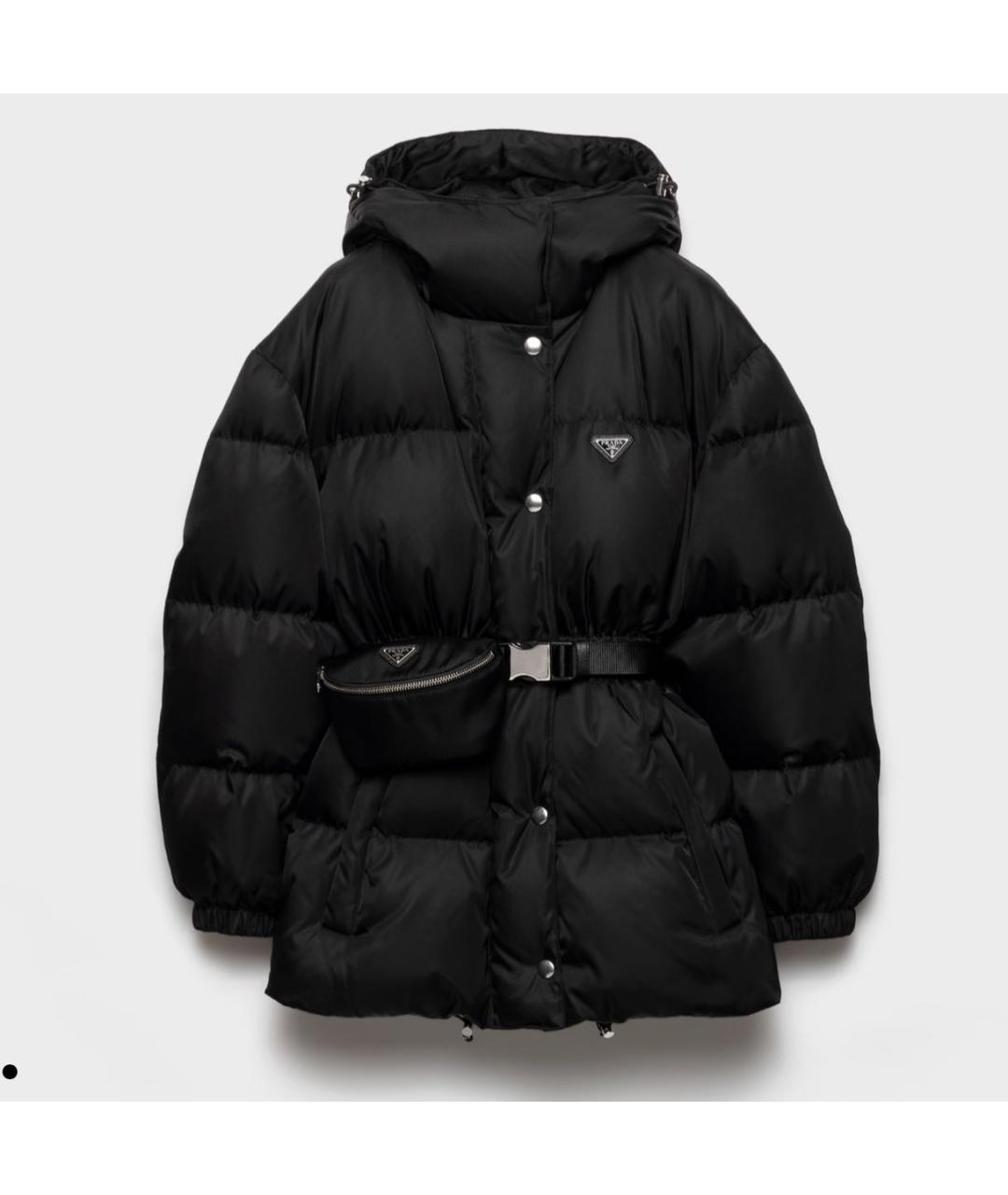 PRADA Черный пуховик, фото 4