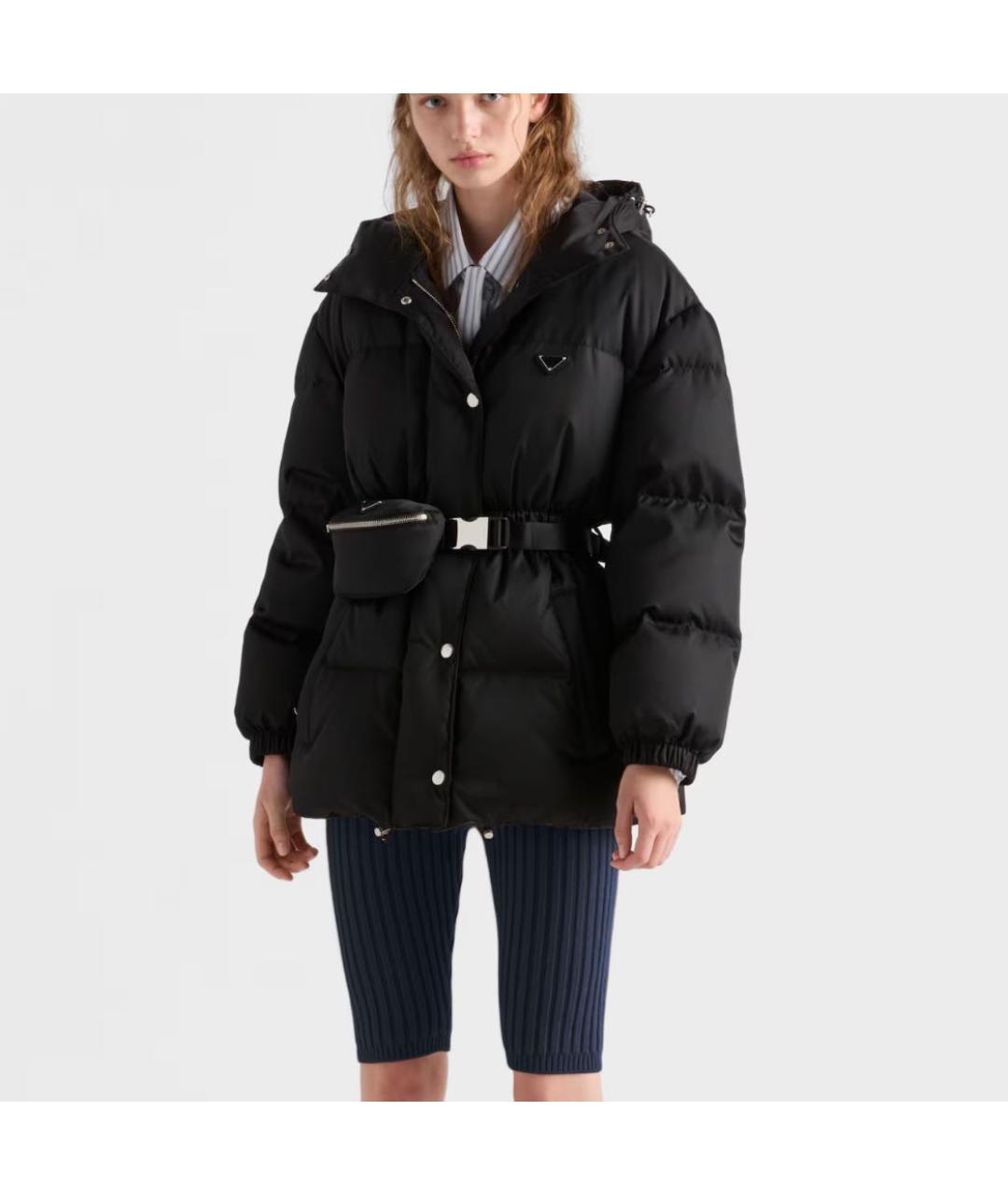 PRADA Черный пуховик, фото 2