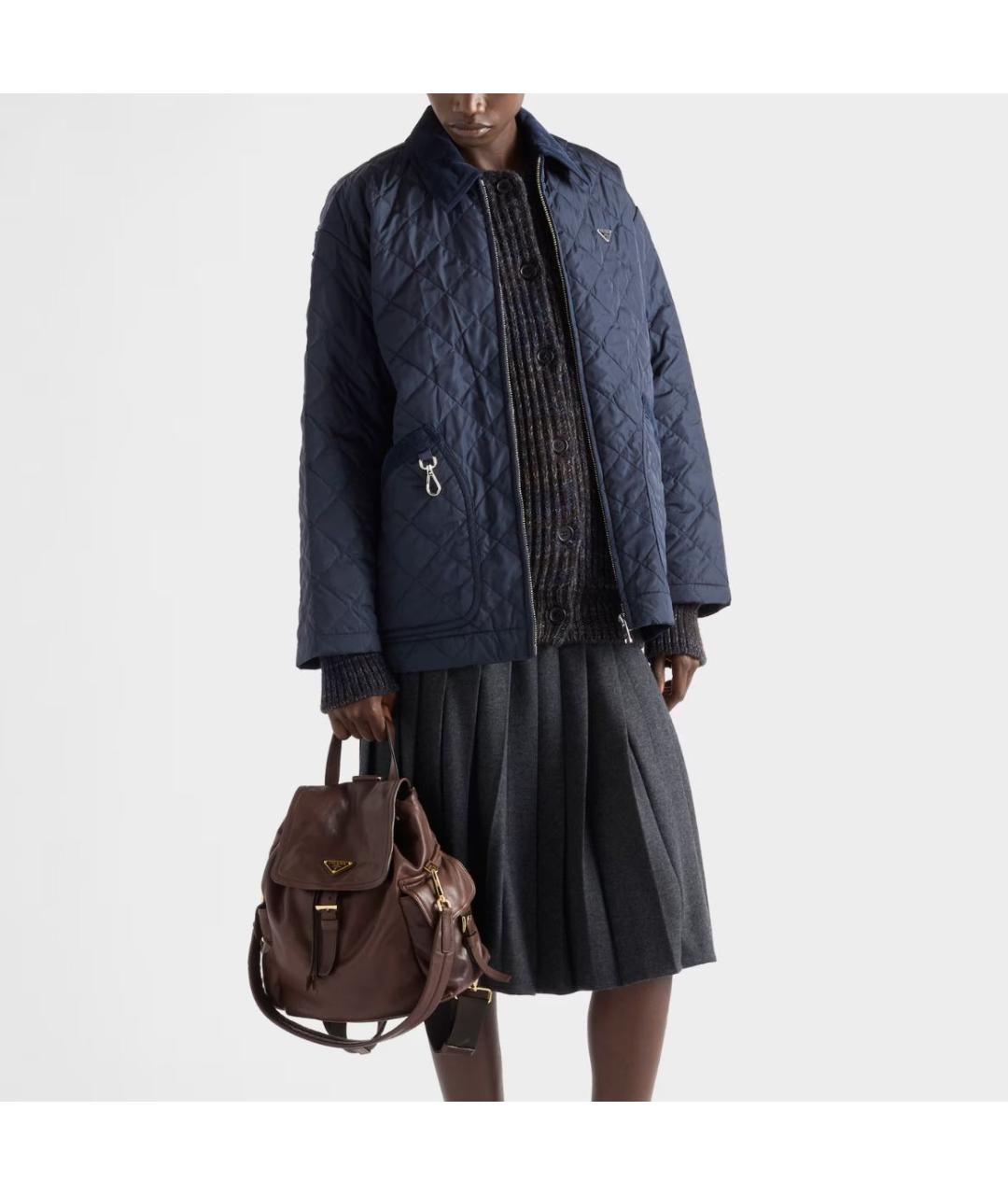 PRADA Синяя куртка, фото 2