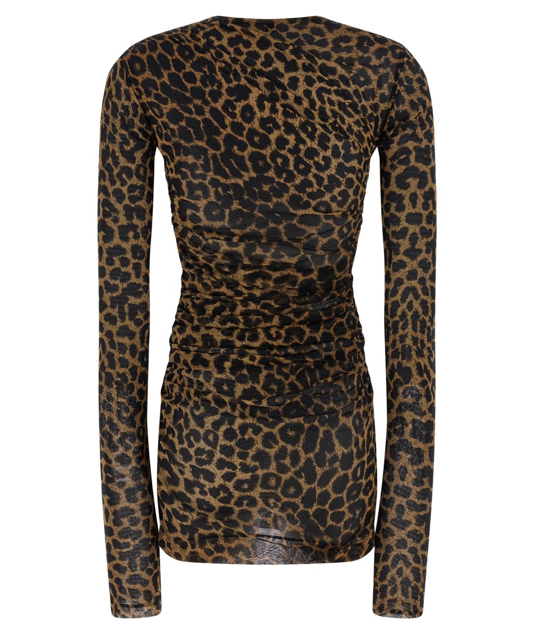 SAINT LAURENT Мульти полиамидовое платье, фото 2