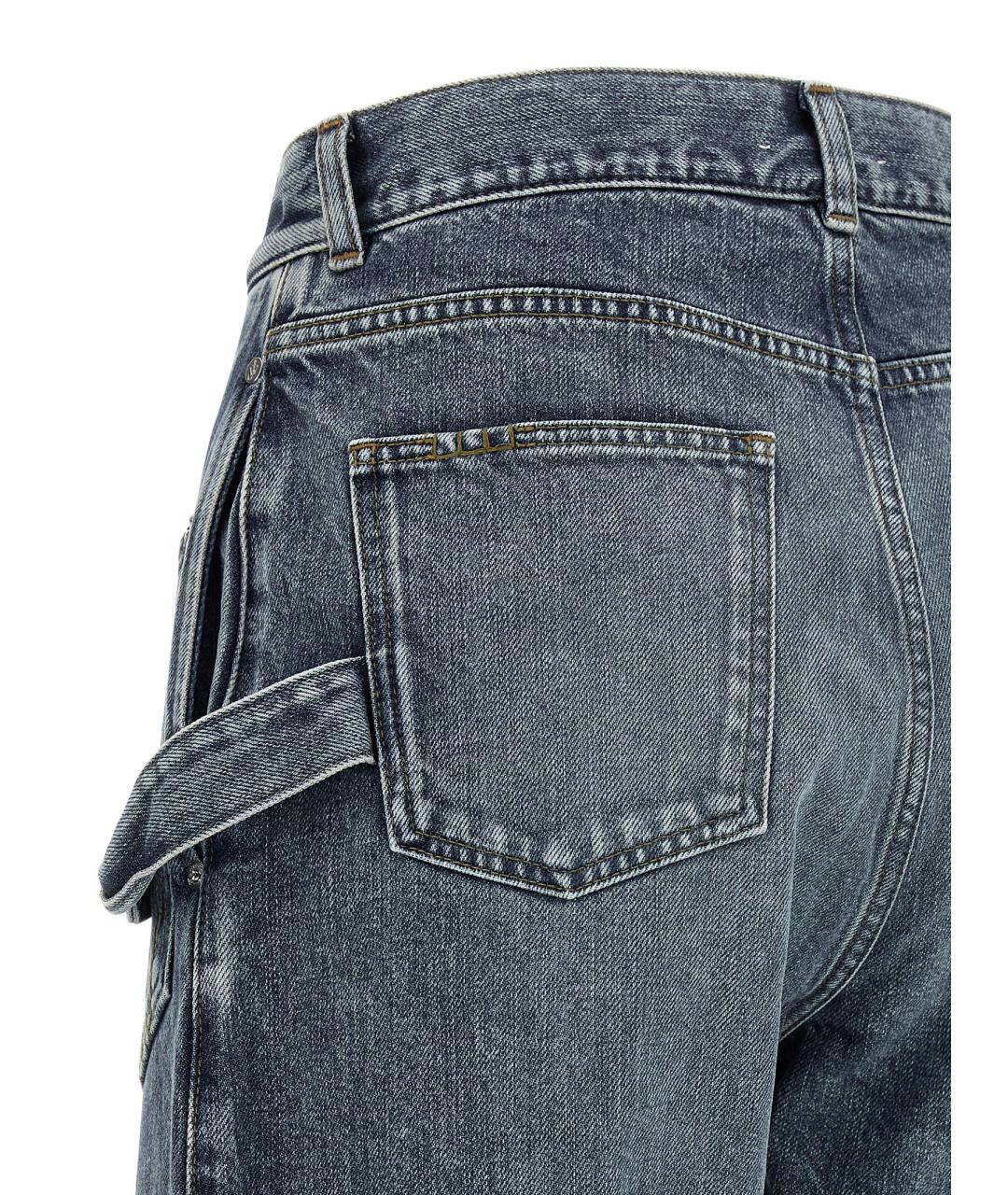 J.W.ANDERSON Синие хлопковые прямые джинсы, фото 4