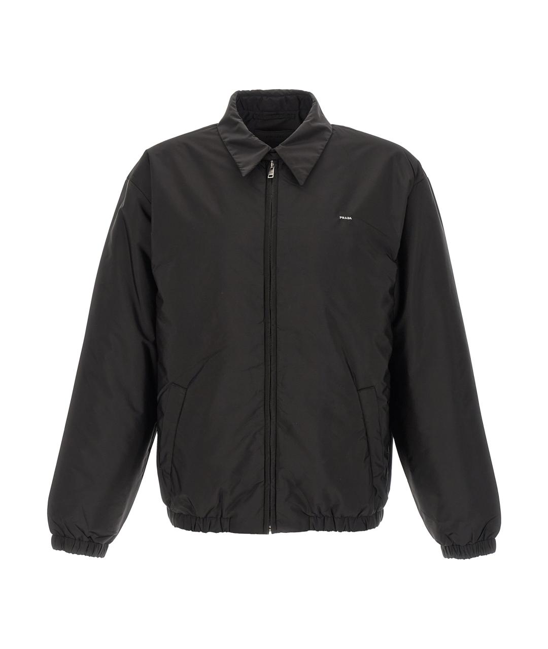 PRADA Черная полиамидовая куртка, фото 1