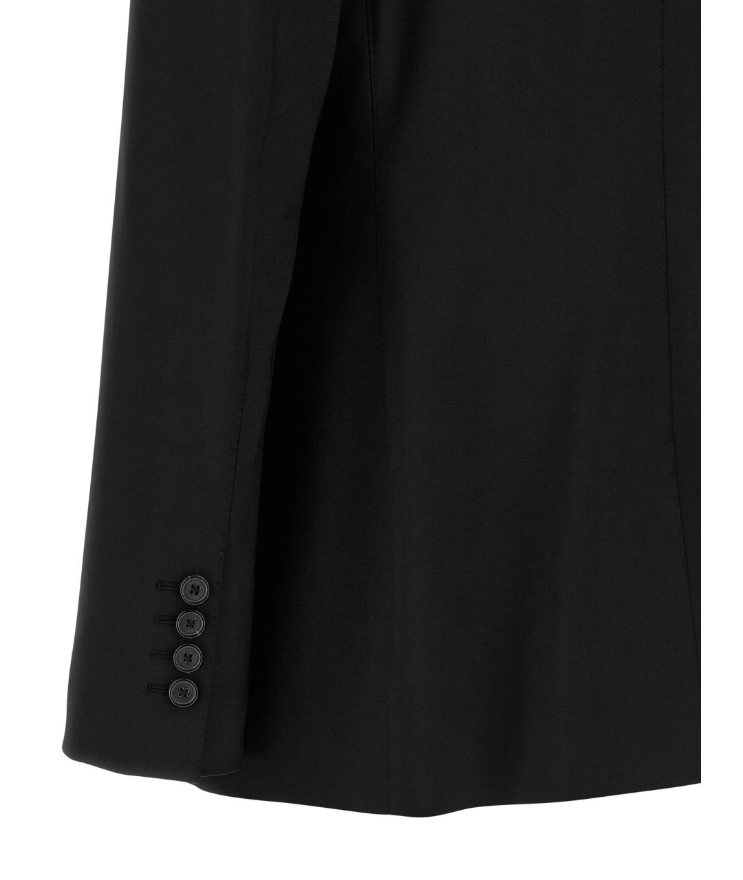 DOLCE&GABBANA Черный шерстяной жакет/пиджак, фото 4