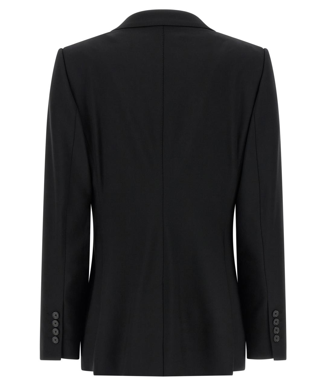 DOLCE&GABBANA Черный шерстяной жакет/пиджак, фото 2