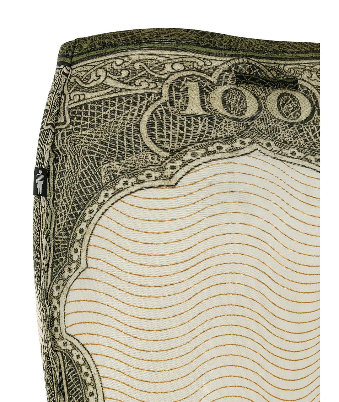 JEAN PAUL GAULTIER Мульти полиамидовая юбка миди, фото 3