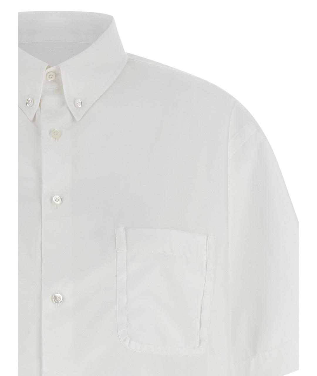 MAISON MARGIELA Белая хлопковая блузы, фото 3