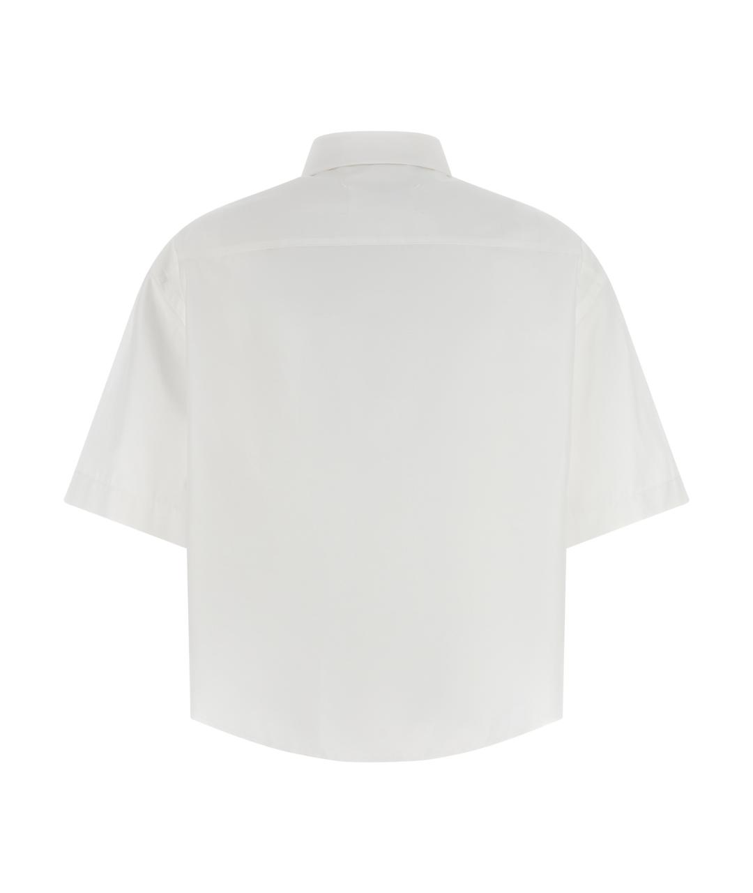 MAISON MARGIELA Белая хлопковая блузы, фото 2