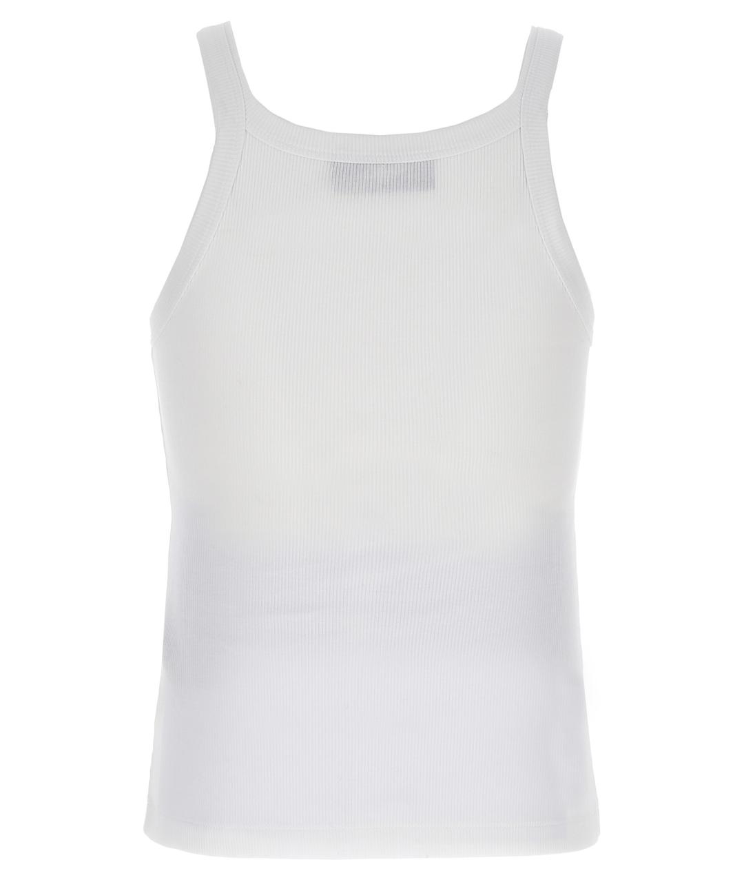 FENDI Белая хлопковая майка, фото 2