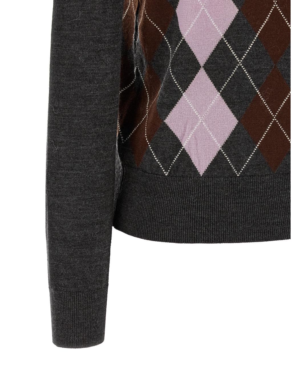 SELF-PORTRAIT Мульти шерстяной кардиган, фото 4