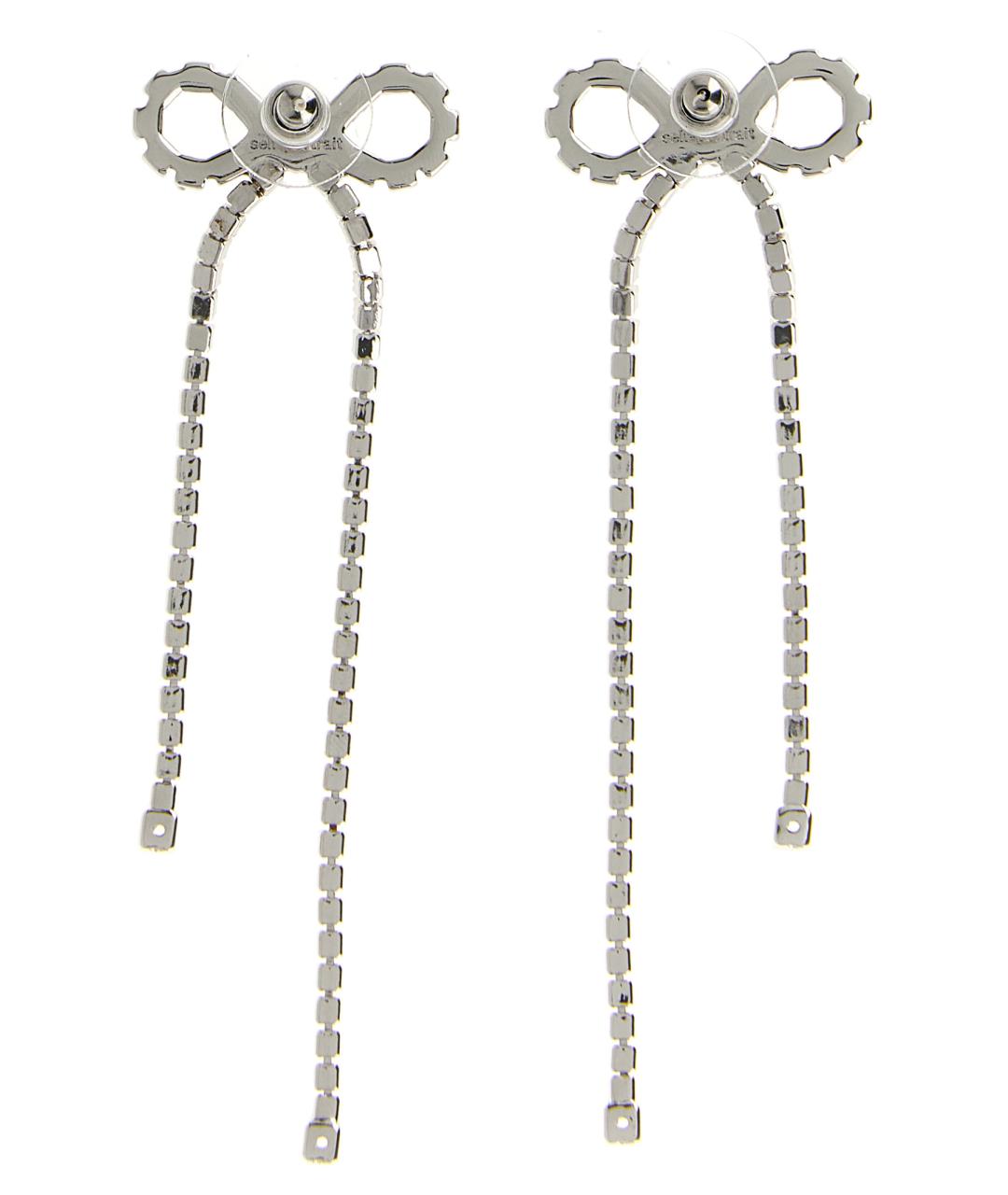 SELF-PORTRAIT Серебряные металлические серьги, фото 2