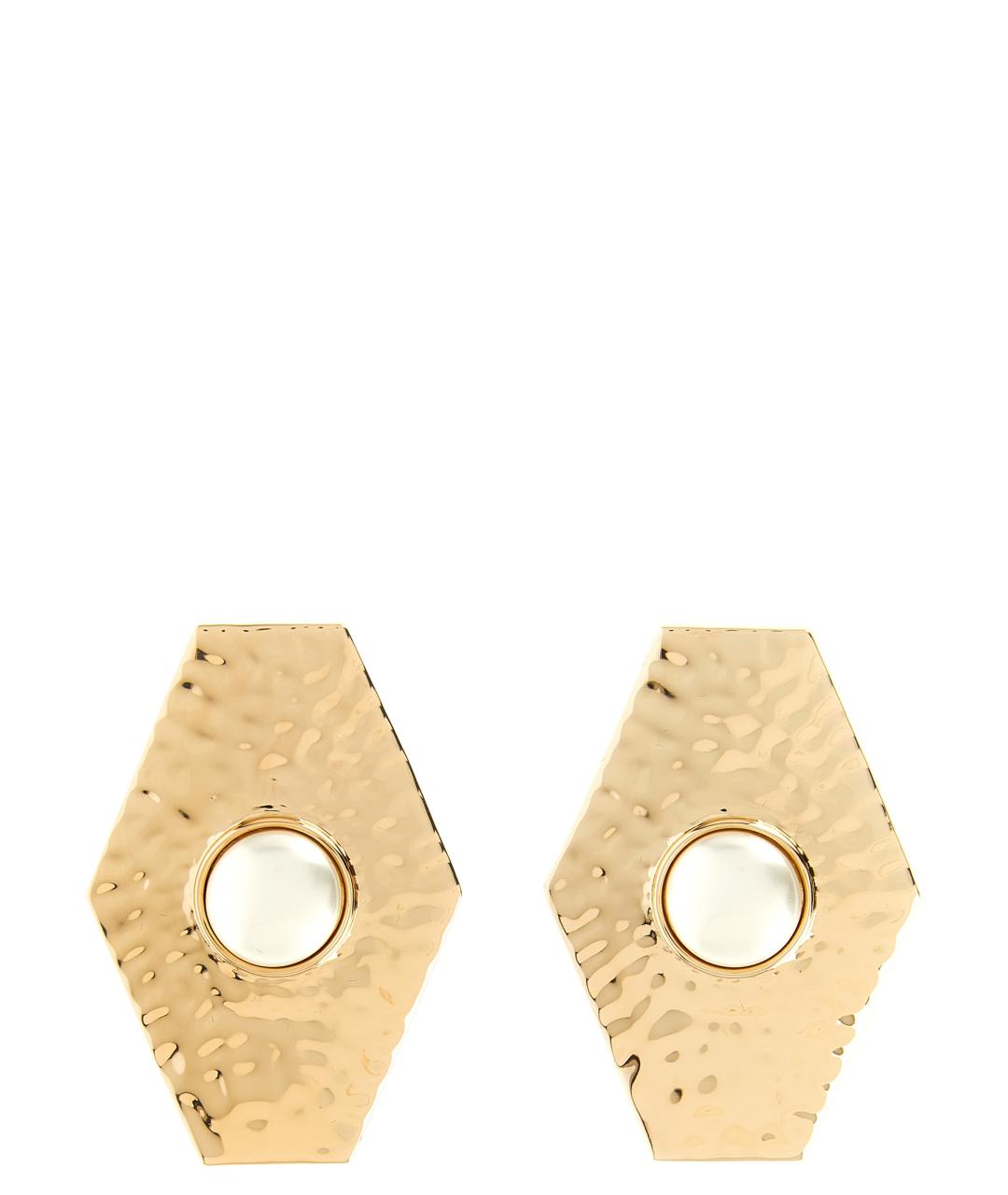 SELF-PORTRAIT Золотые металлические серьги, фото 1