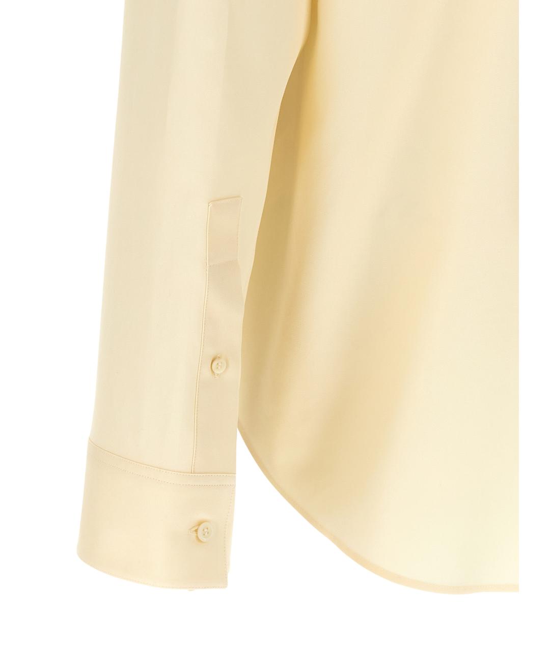 LOEWE Бежевая хлопковая кэжуал рубашка, фото 4