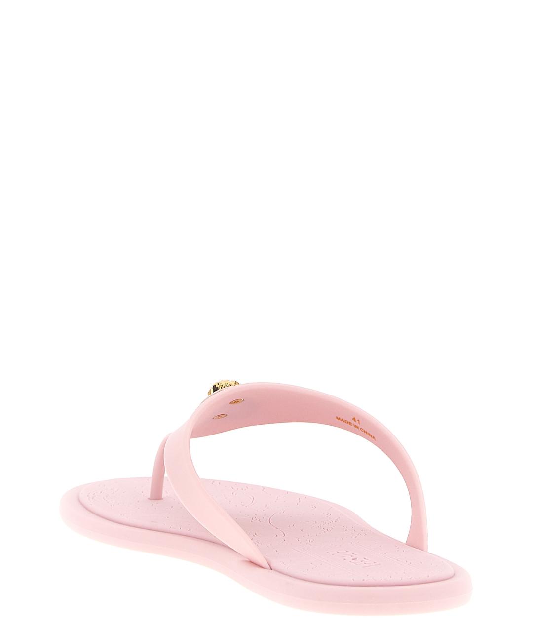 VERSACE Розовые шлепанцы, фото 3