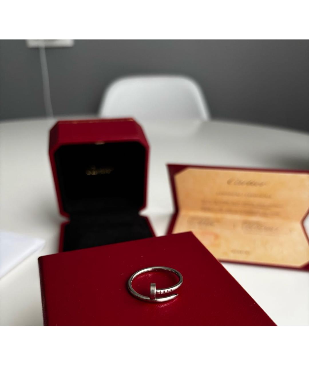 CARTIER Белое кольцо из белого золота, фото 4