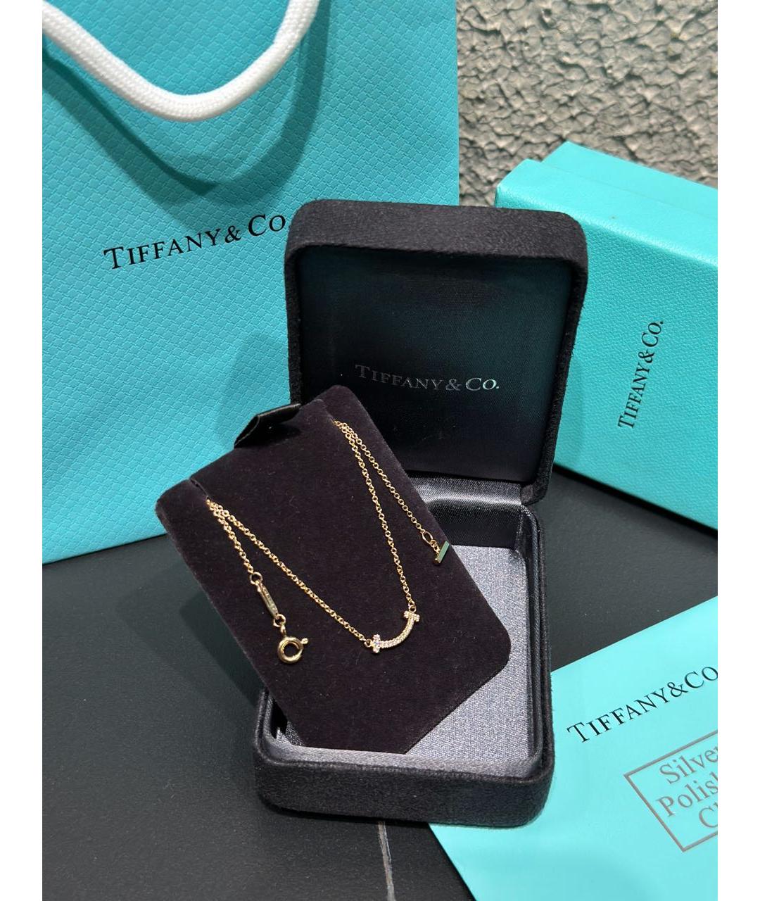 TIFFANY&CO Розовое колье из розового золота, фото 3