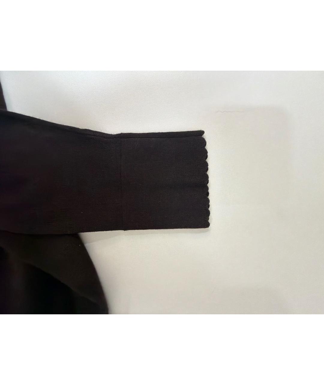 CHLOE Коричневая шерстяная водолазка, фото 6