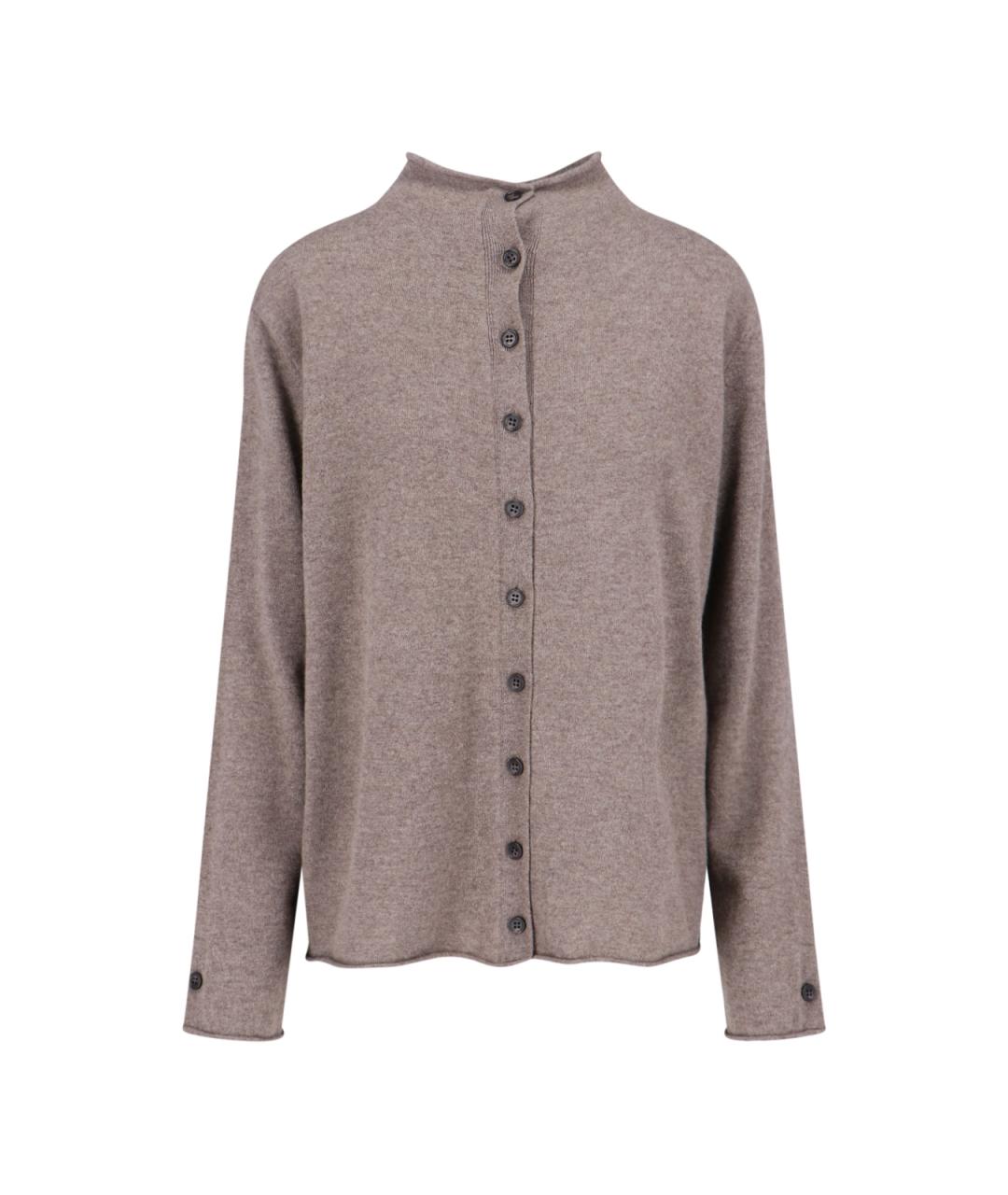 LISA YANG Коричневый кашемировый кардиган, фото 1