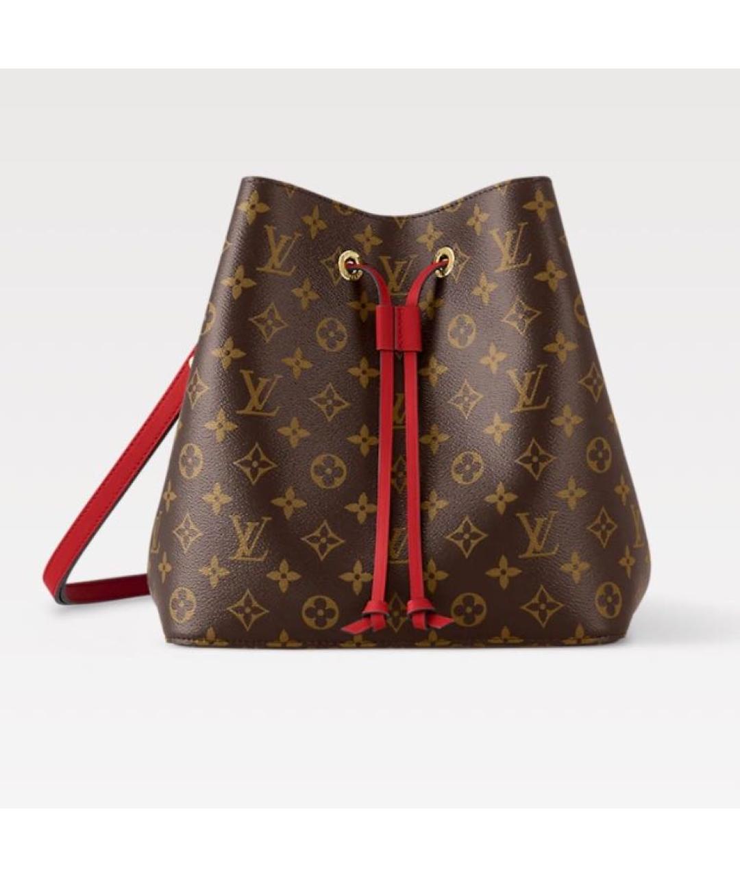 LOUIS VUITTON Красная сумка через плечо из искусственной кожи, фото 9