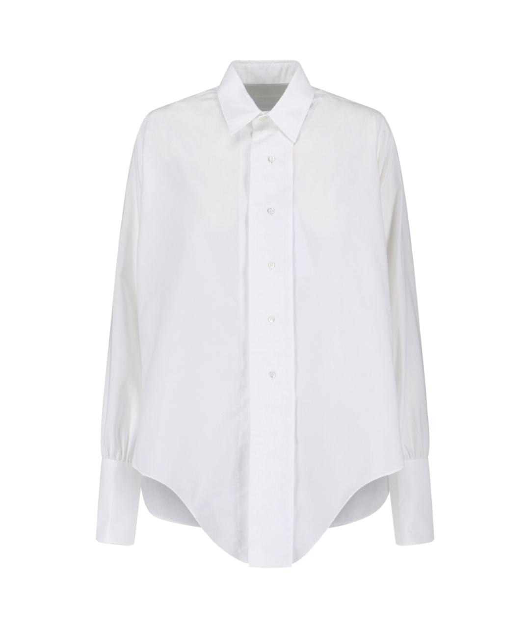 MAISON MARGIELA Белая хлопковая рубашка, фото 1