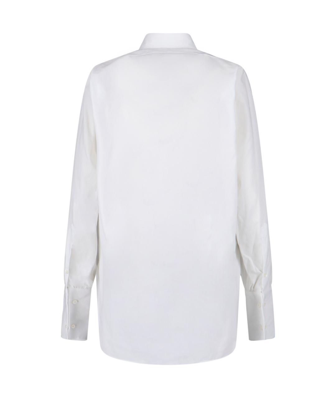 MAISON MARGIELA Белая хлопковая рубашка, фото 2