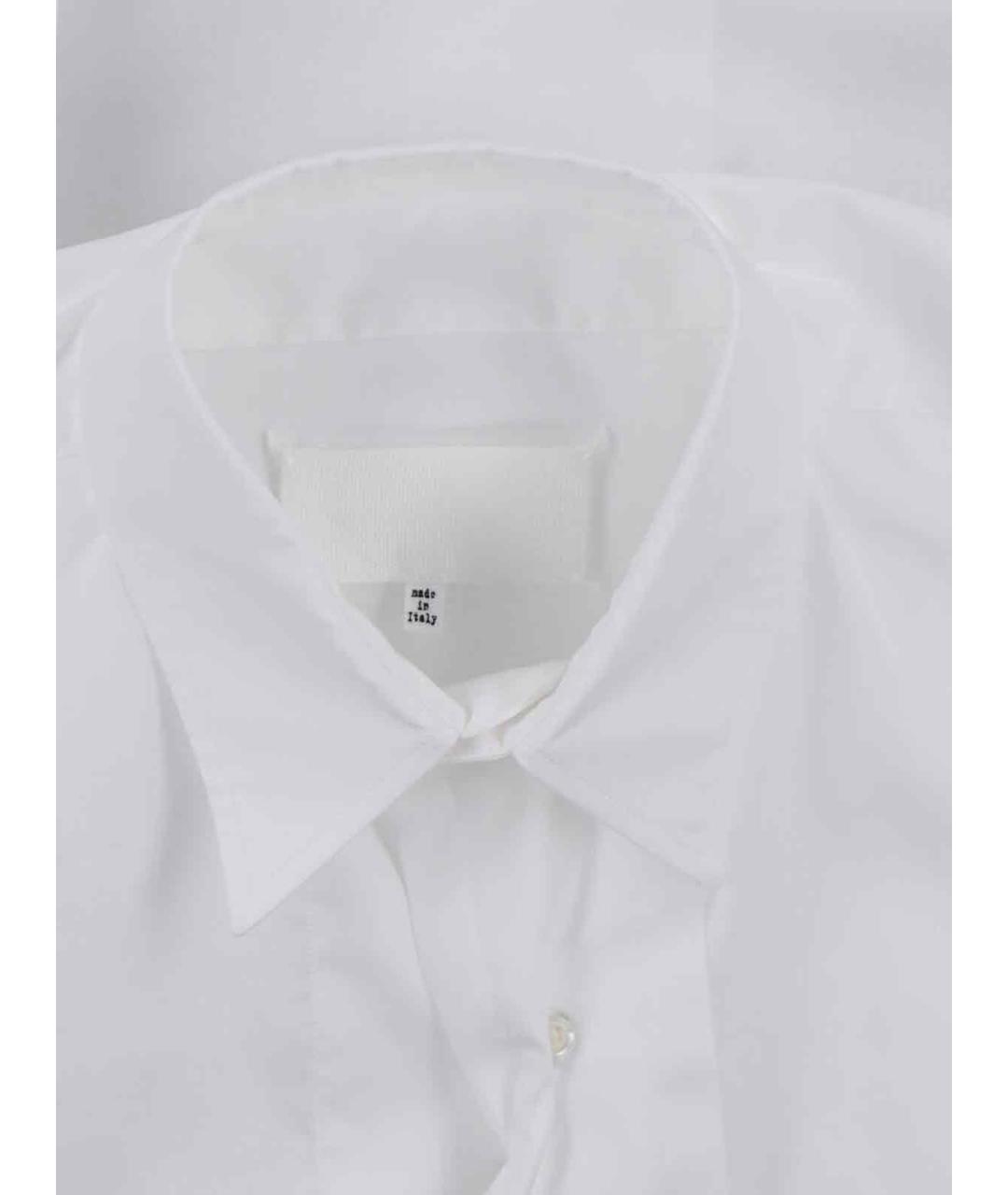 MAISON MARGIELA Белая хлопковая рубашка, фото 5