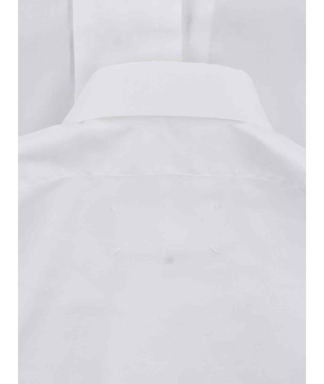 MAISON MARGIELA Белая хлопковая рубашка, фото 3