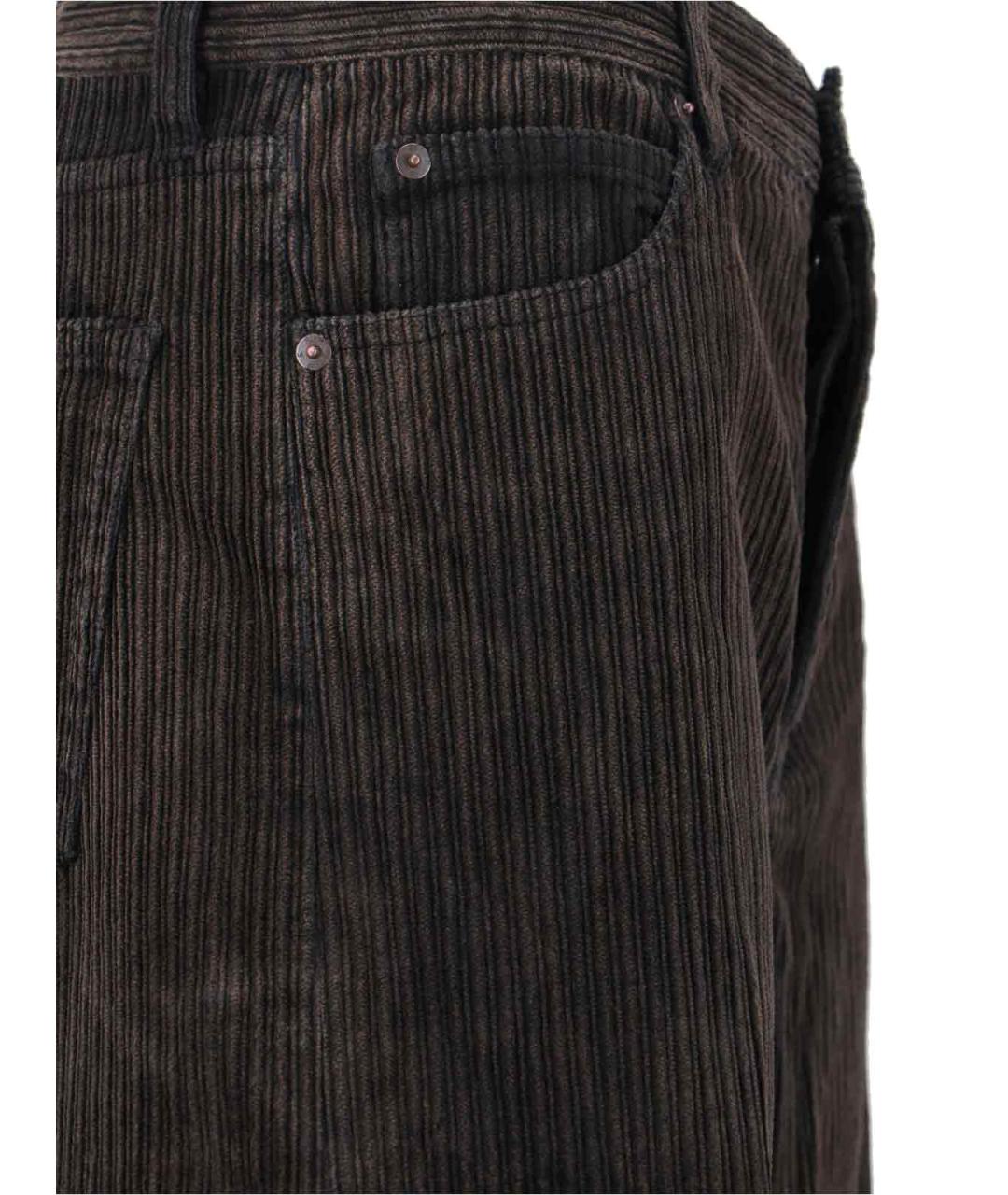 FRAME Коричневые хлопковые прямые джинсы, фото 4