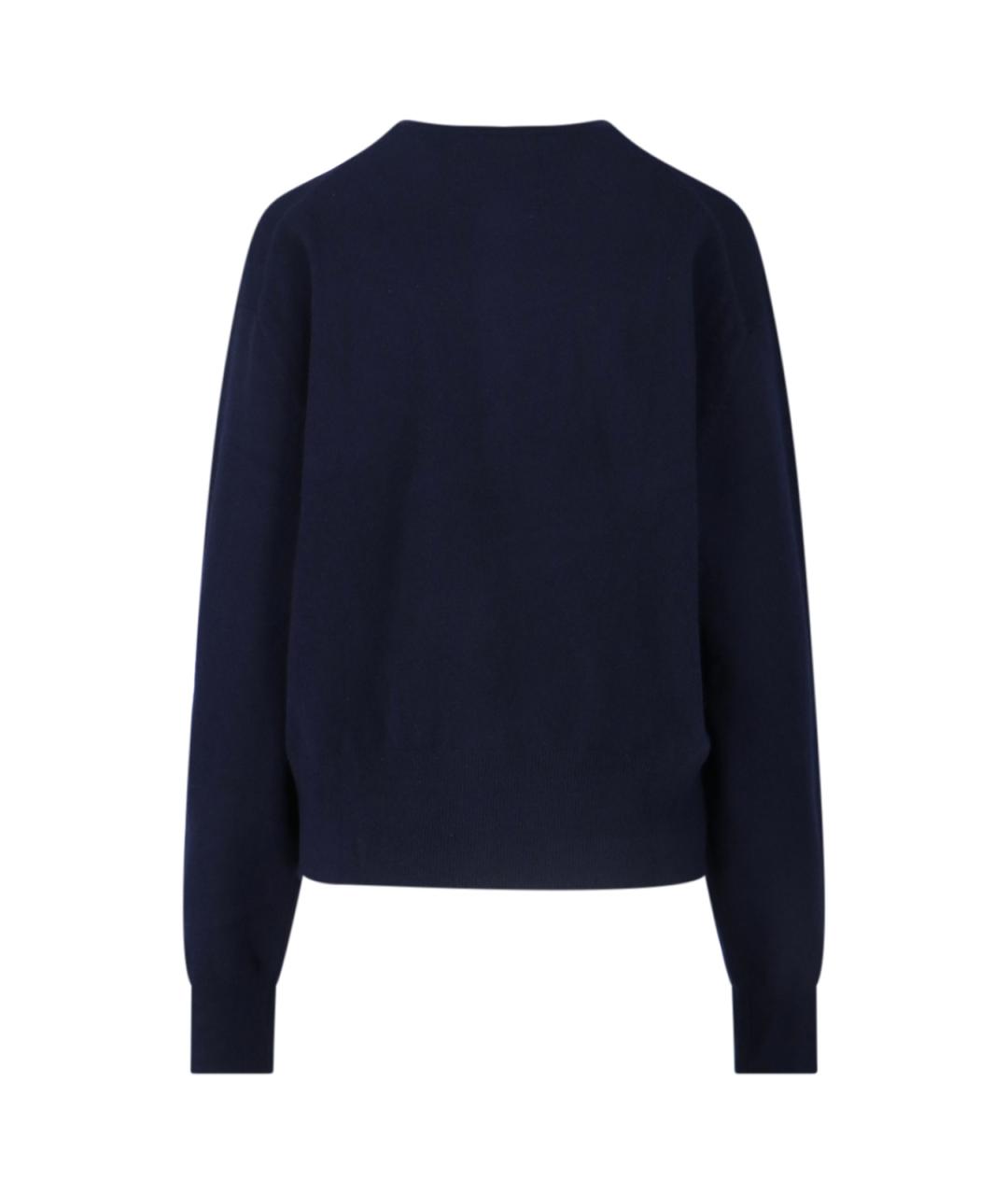 EXTREME CASHMERE Синий кашемировый кардиган, фото 2