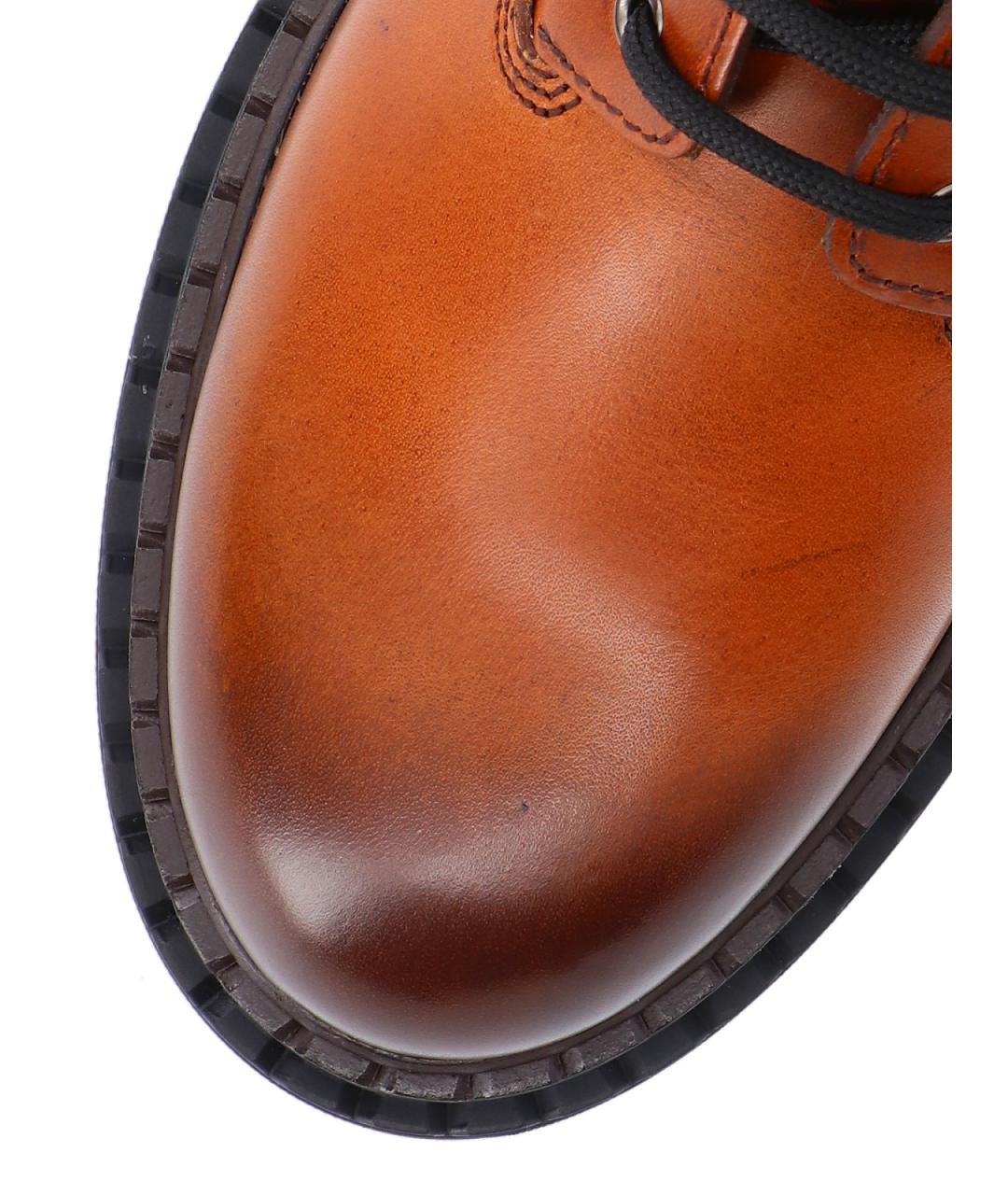 PRADA Коричневые кожаные сапоги, фото 5