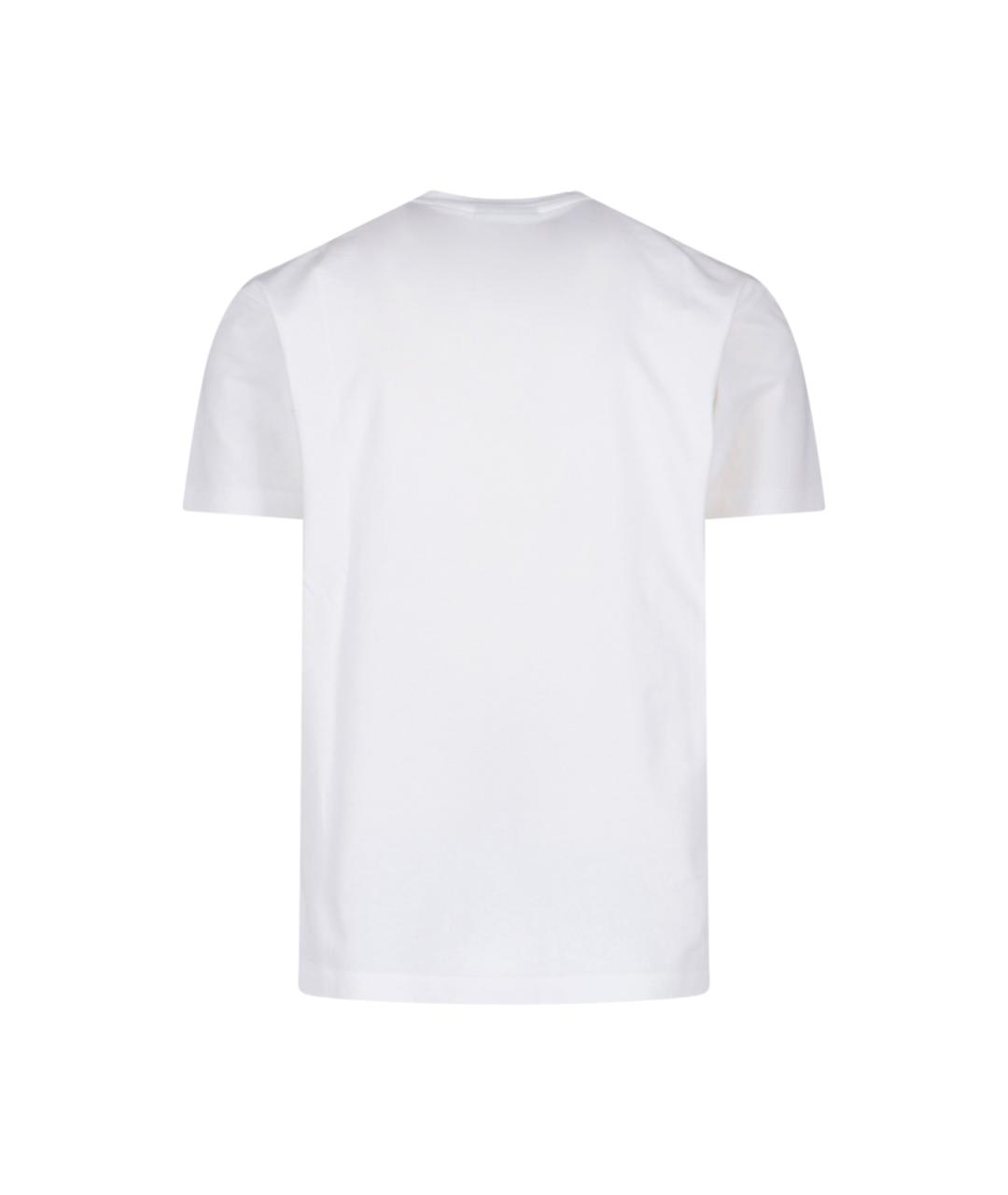 DSQUARED2 Белая хлопковая футболка, фото 2