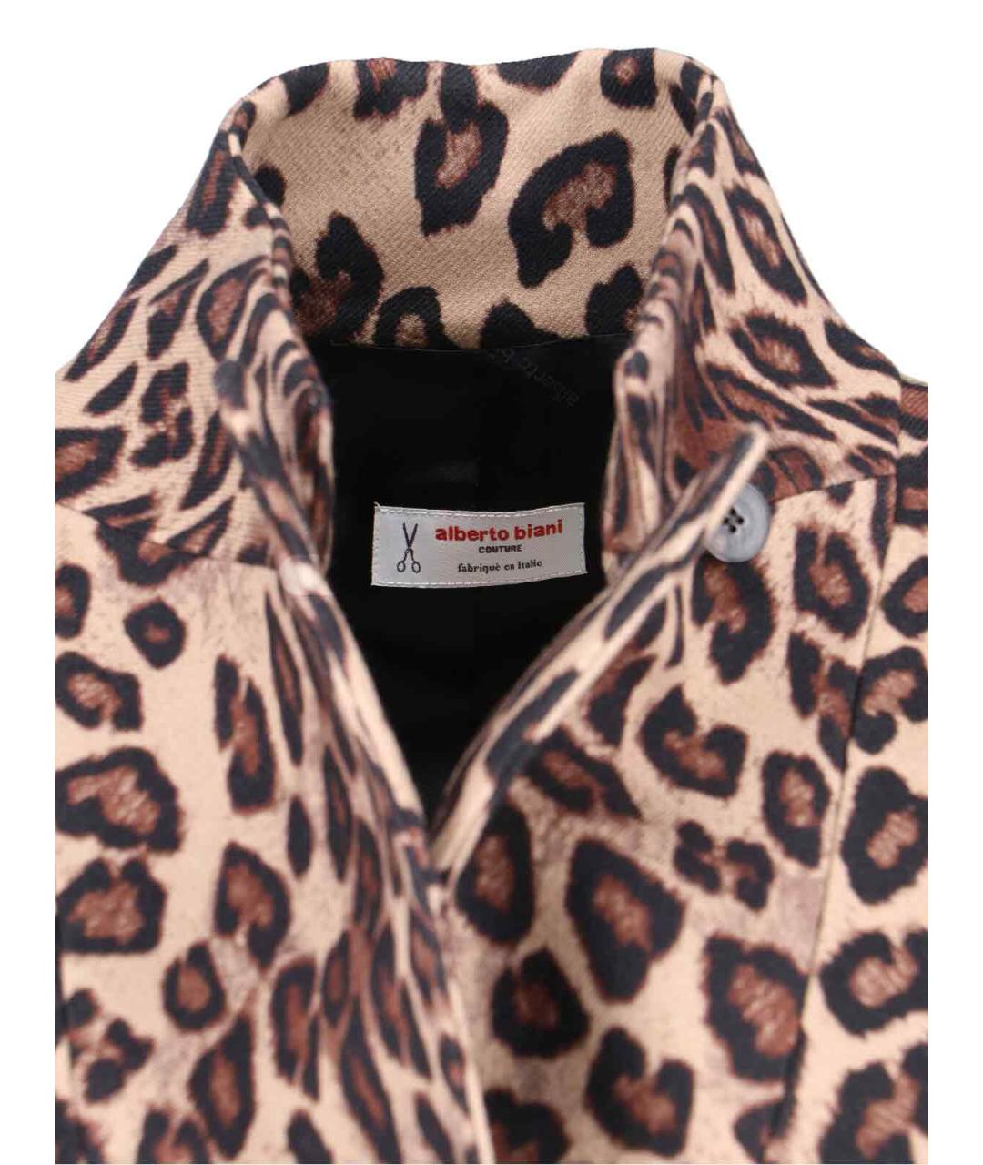 ALBERTO BIANI Мульти шерстяное пальто, фото 4