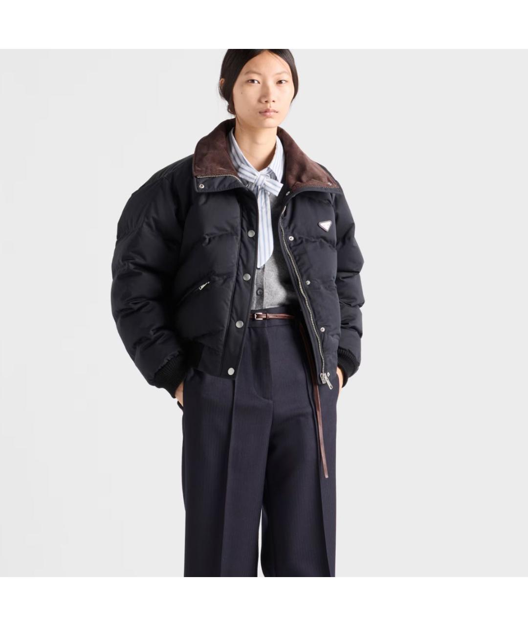 PRADA Черная куртка, фото 2