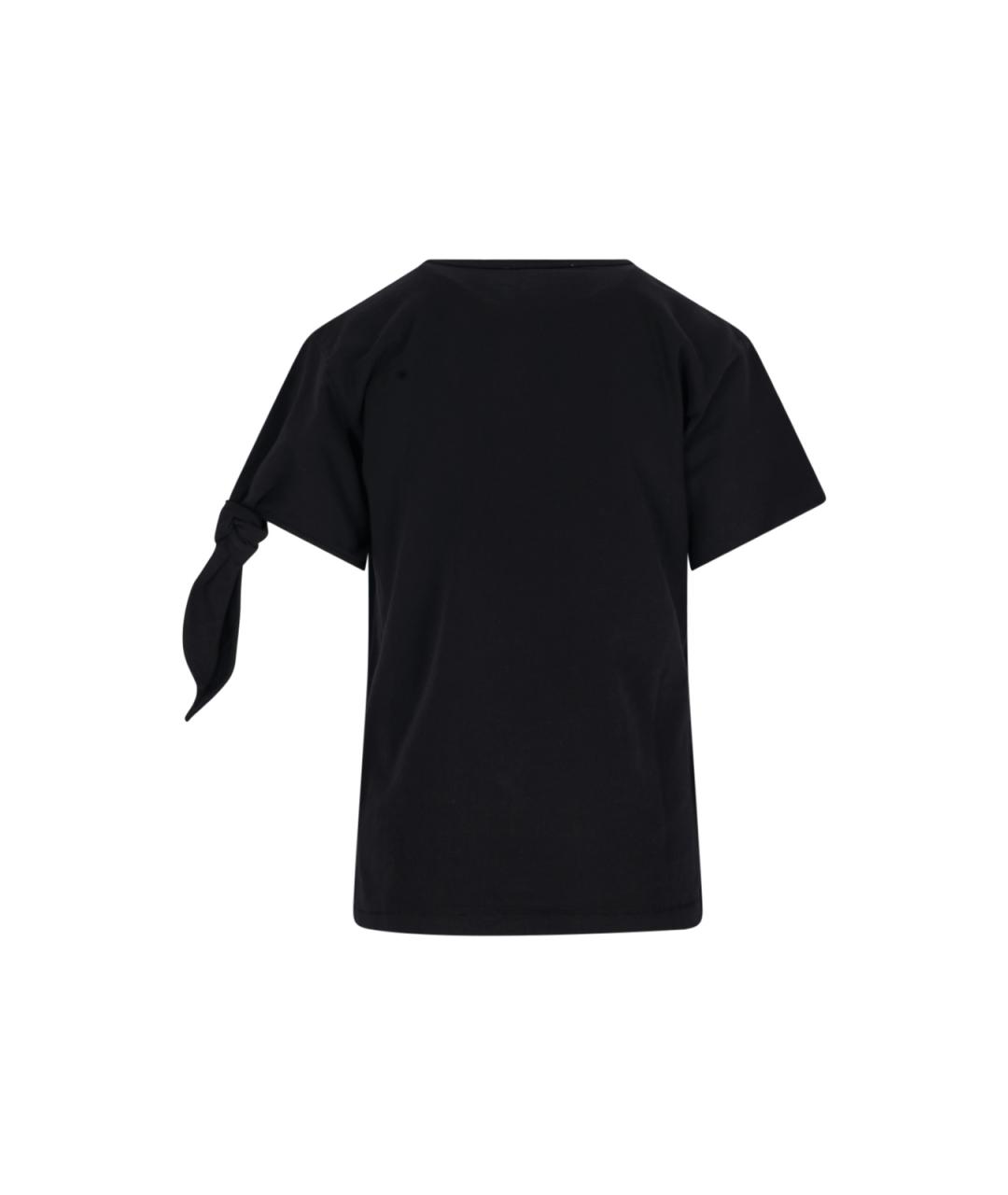 J.W.ANDERSON Черная хлопковая футболка, фото 2