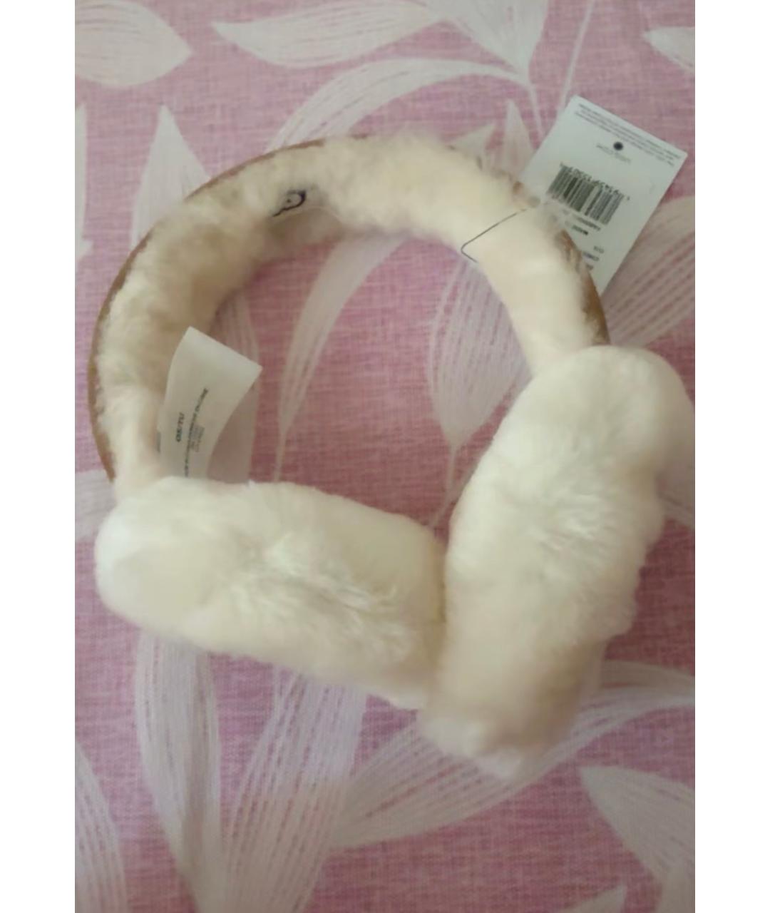 UGG AUSTRALIA Коричневые шерстяные наушники, фото 6