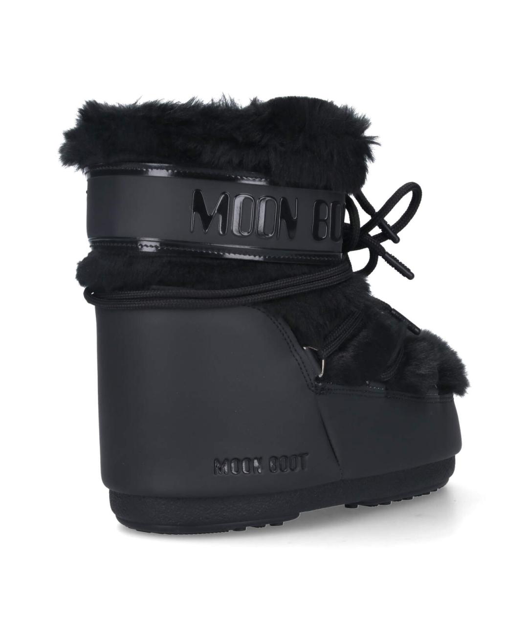 MOON BOOT Черные синтетические сапоги, фото 4