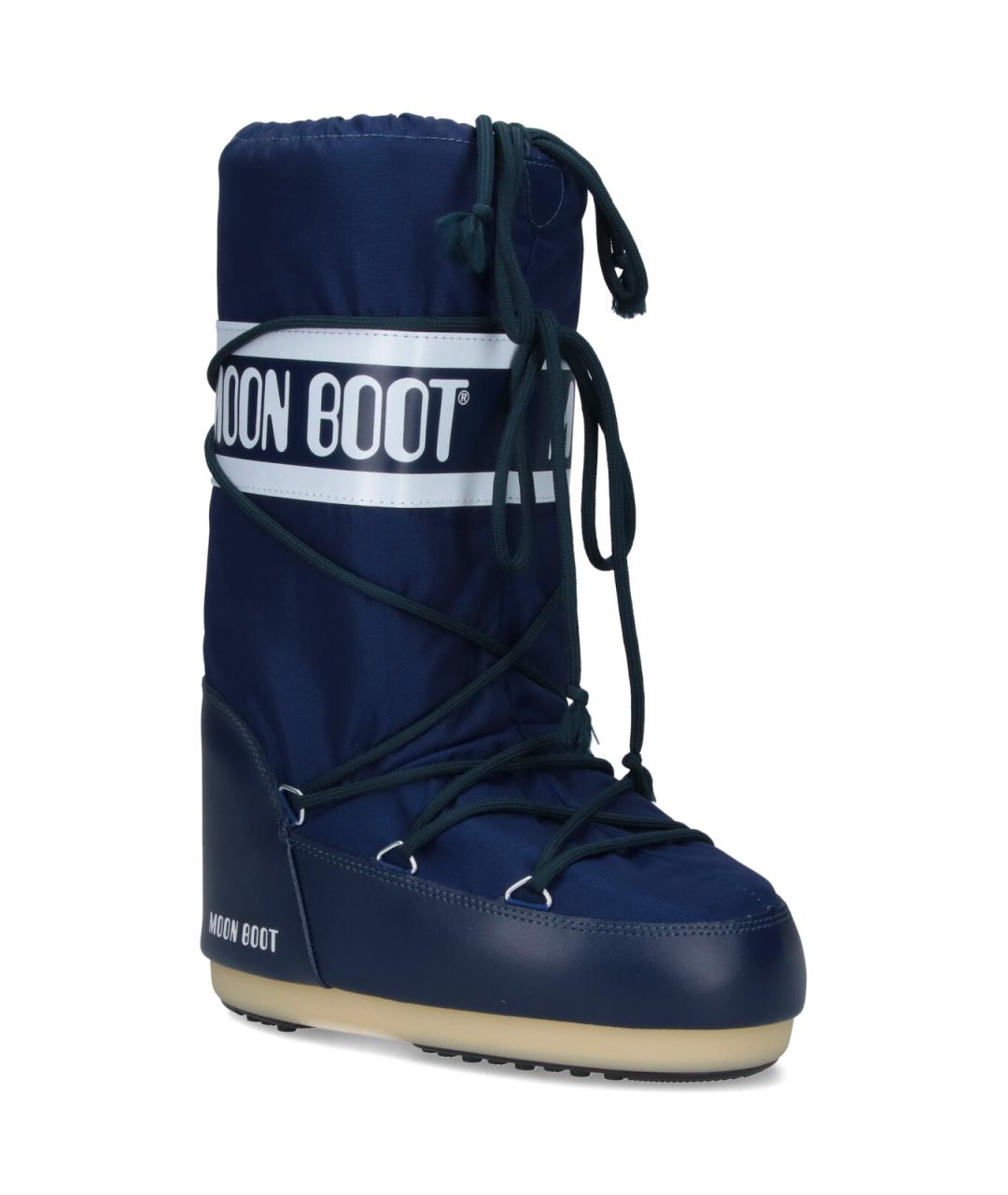 MOON BOOT Синие синтетические сапоги, фото 2