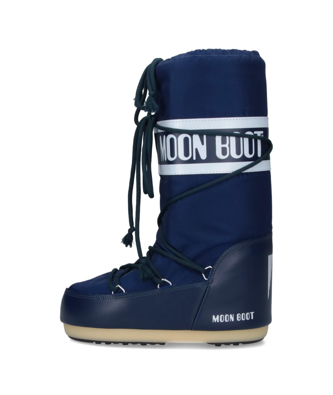 MOON BOOT Синие синтетические сапоги, фото 3