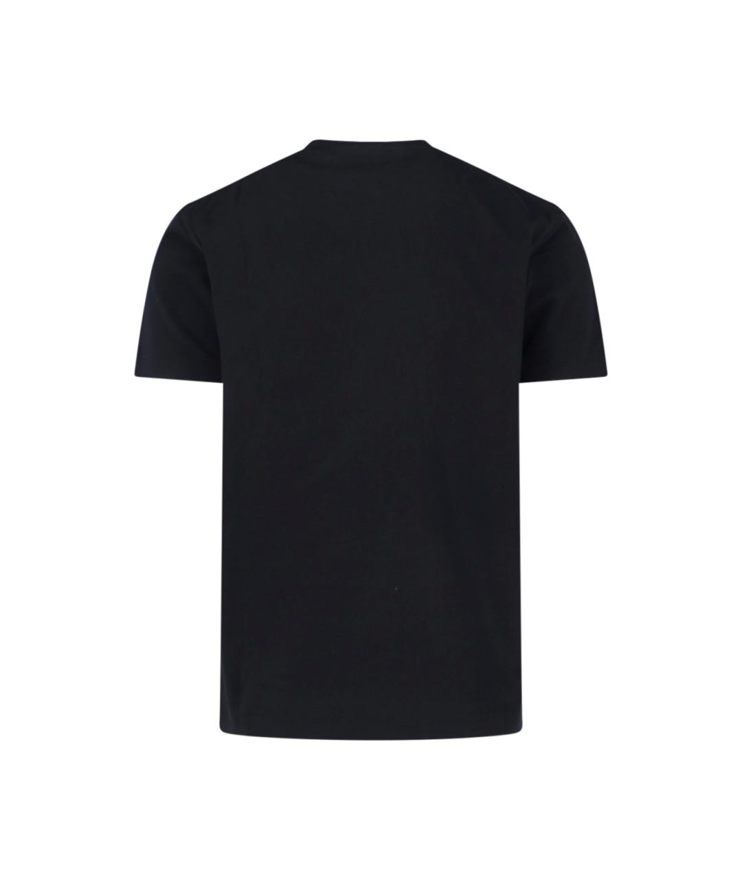 DSQUARED2 Черная хлопковая футболка, фото 2
