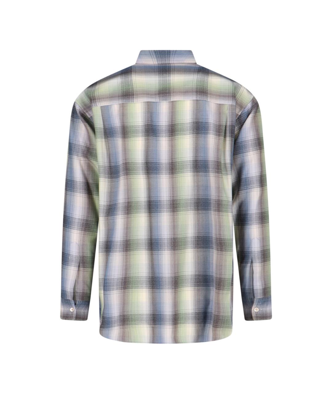 AURALEE Мульти шерстяная кэжуал рубашка, фото 2